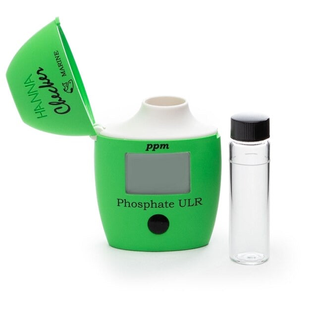 Hanna Instruments HI774 Handheld Colorimeter - Ultra Low Range (ULR) Marine Phosphate Checker (ppm) | Portable Water Testing for Aquariums, Pools & Marine Environments