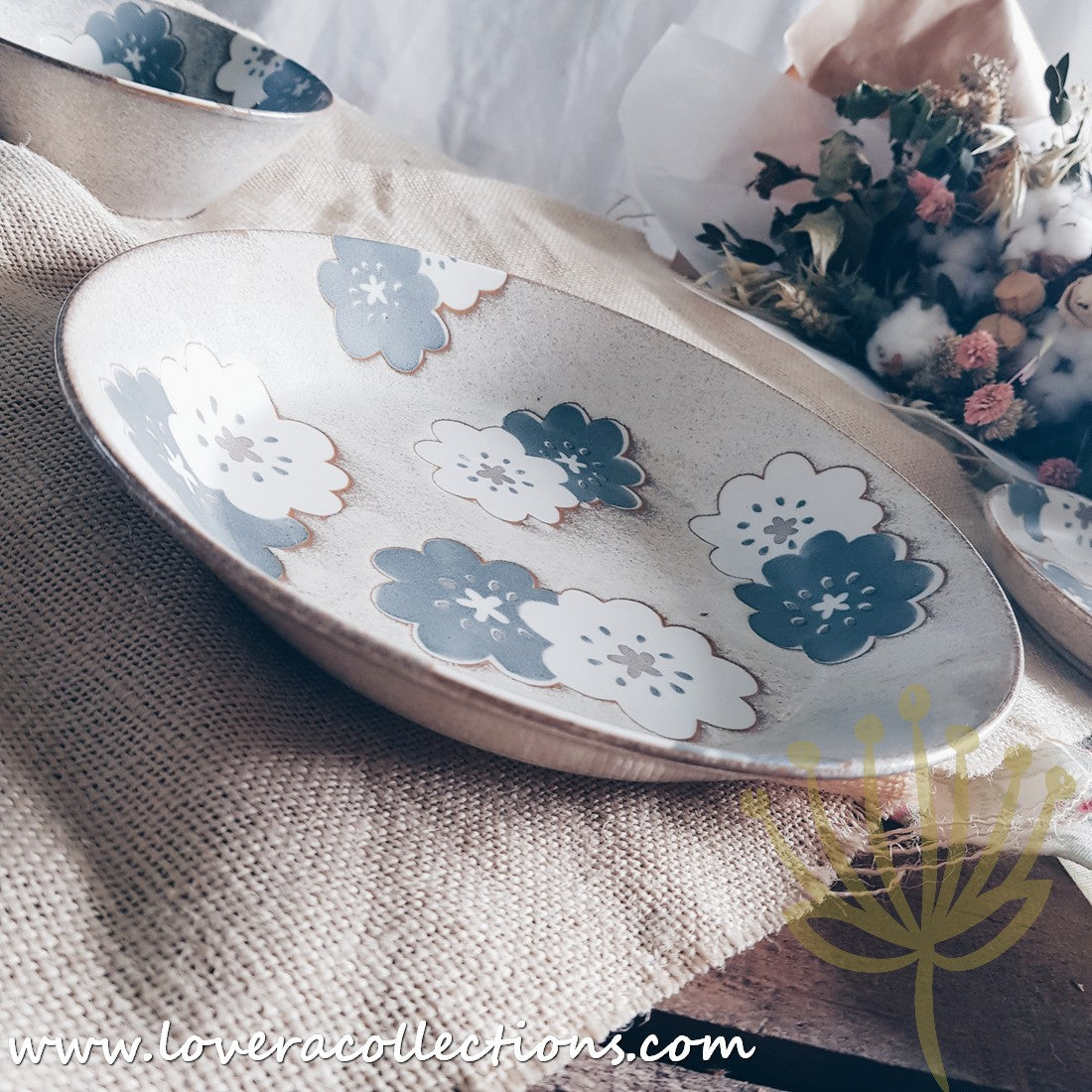 Aito Japan Nordic Floral Dinnerware Set - 60% Off Sale - Elegant Plates, Bowls & Cups for Home Dining, Wedding Registry & Gift Giving