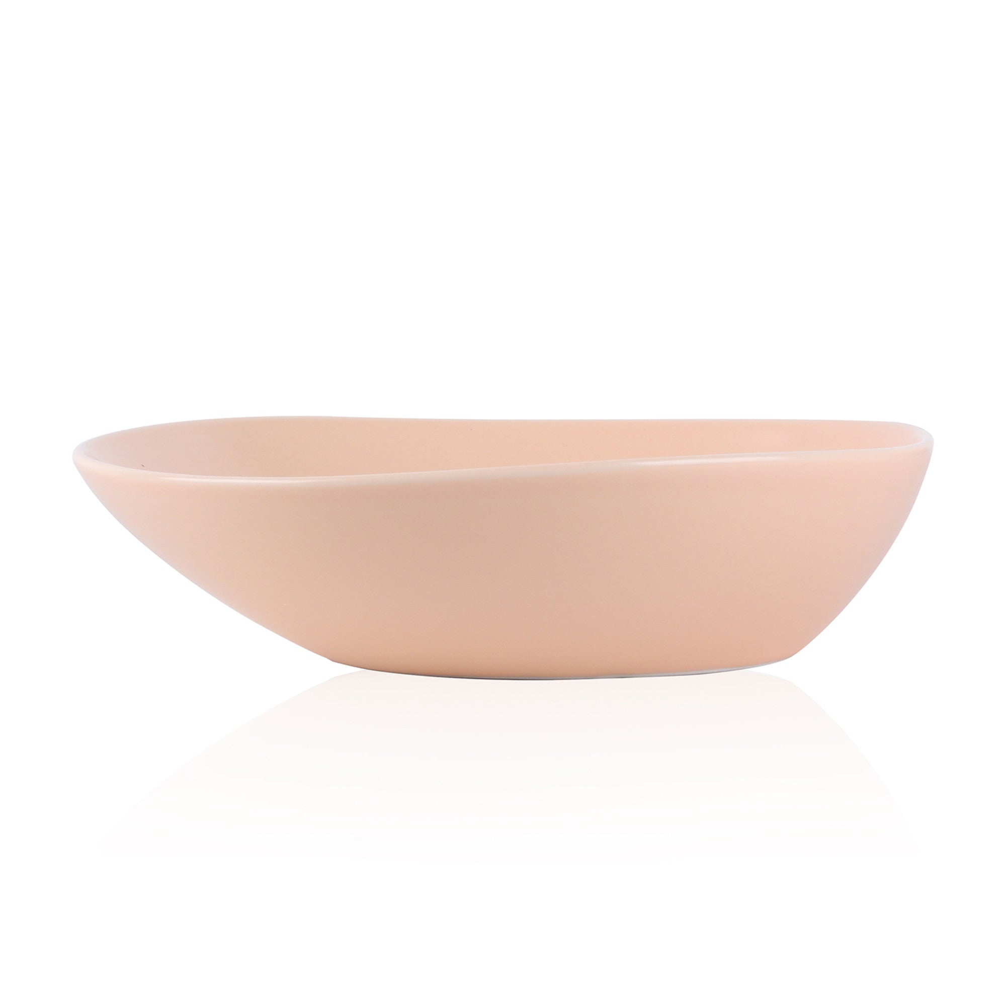 Delilah Porcelain Pasta Bowl Set of 6 - Elegant Dinnerware for Italian Cuisine, Family Gatherings & Restaurant Style Dining