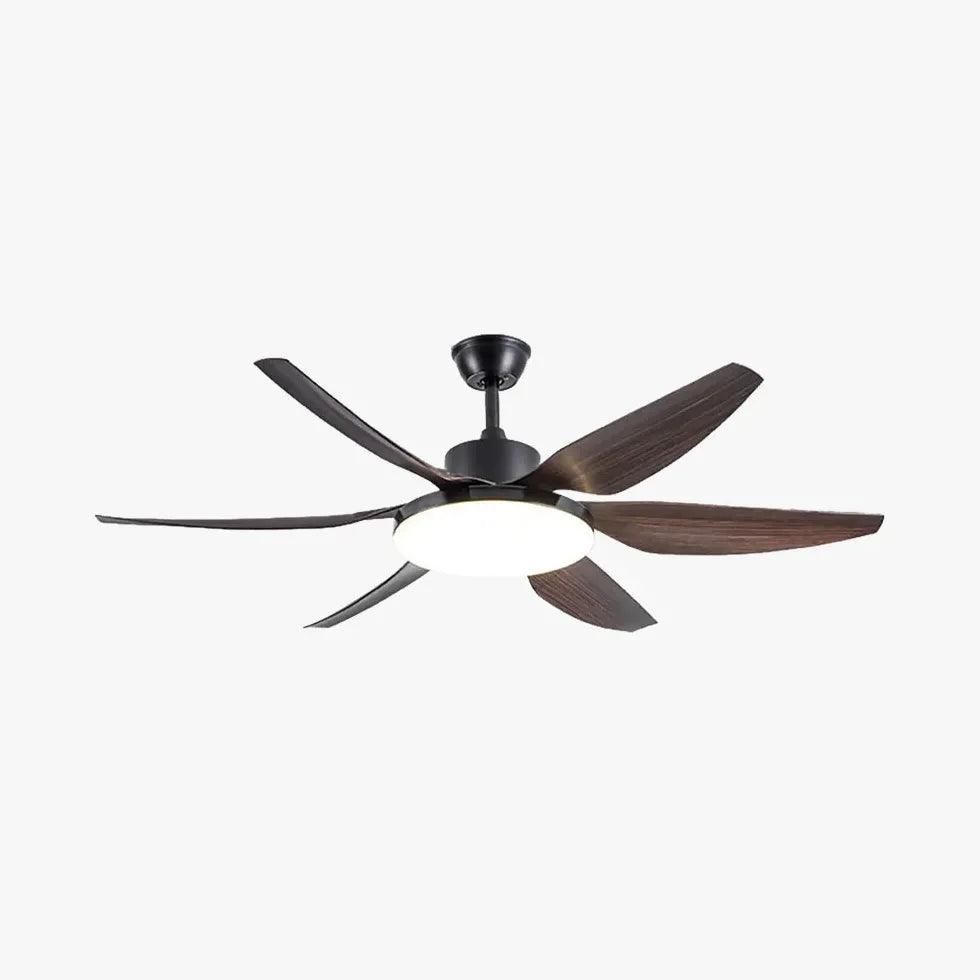 Modern White Ceiling Fan with Light - Minimalist Design for Living Room, Bedroom & Office - Energy Efficient & Quiet Operation
