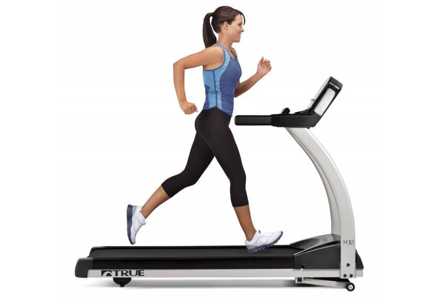 TRUE M30 Treadmill - Foldable Electric Running Machine for Home Gym, 300 lb Capacity with LCD Display - Perfect for Cardio Workouts & Indoor Fitness Training