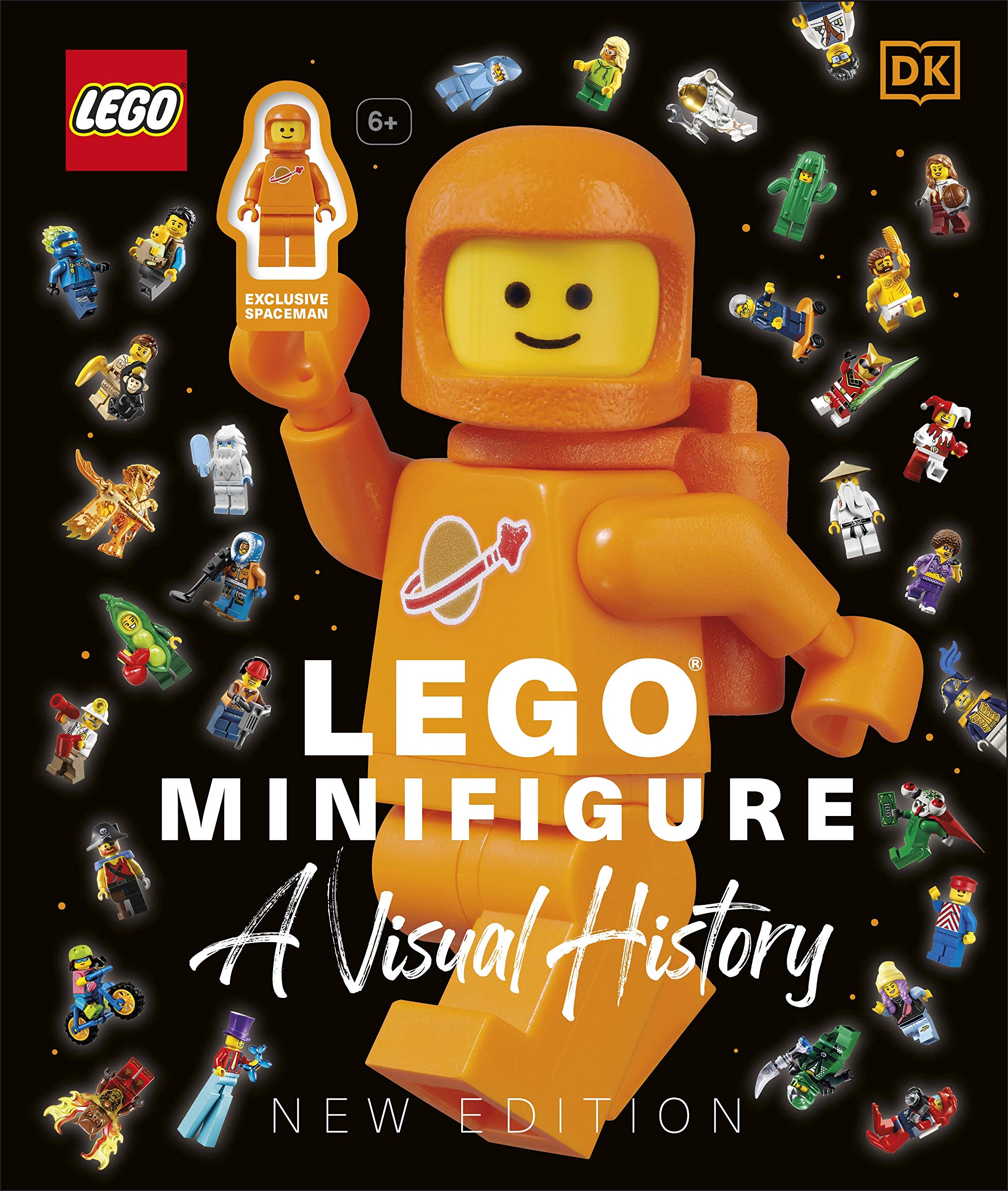LEGO® Minifigure A Visual History New Edition - Exclusive Spaceman Minifigure Included | Collectible LEGO Book for Fans & Builders | Perfect Gift for LEGO Enthusiasts & Display Piece