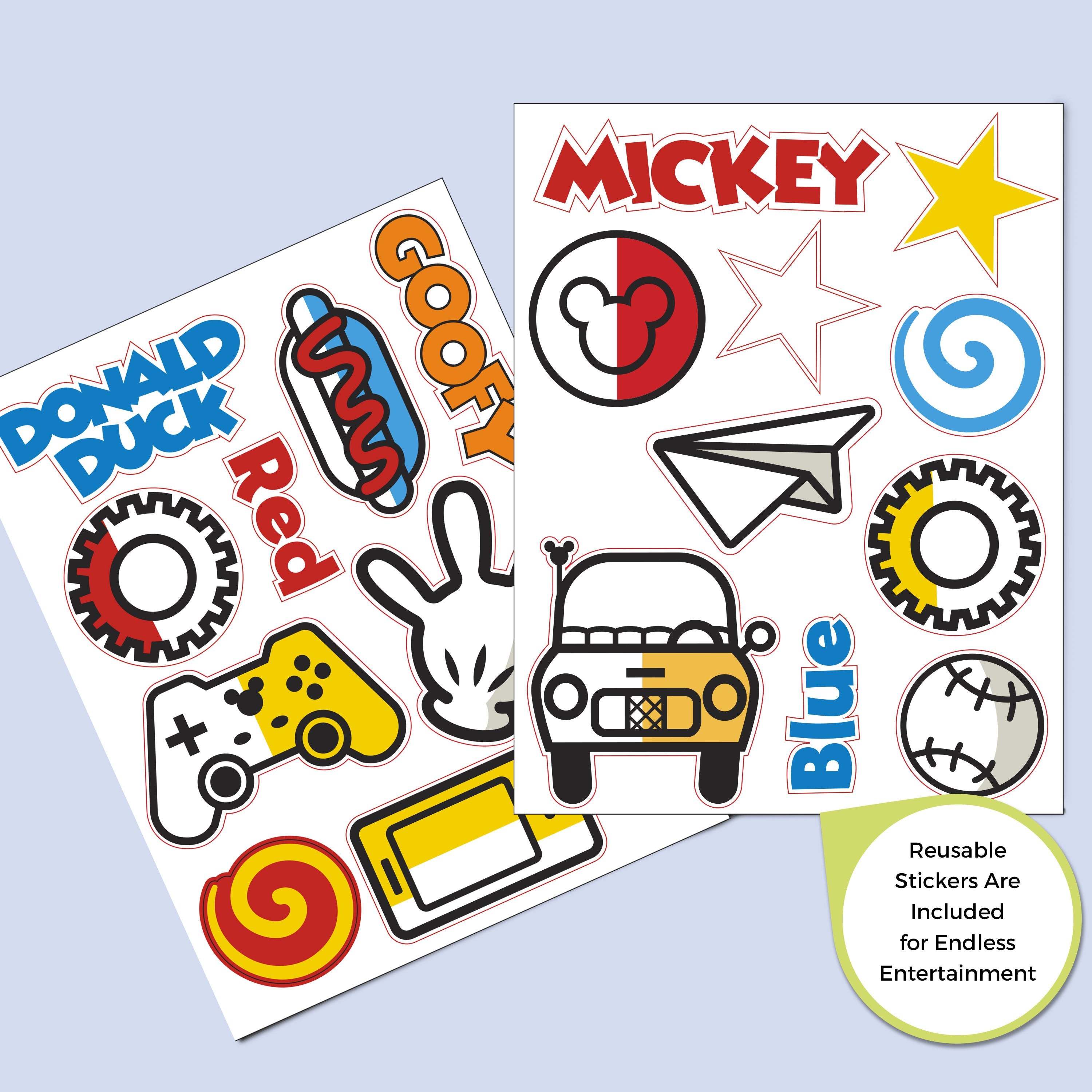 Disney Mickey Mouse Kids Toy & Book Storage Organizer - Perfect for Nursery, Playroom & Classroom Organization