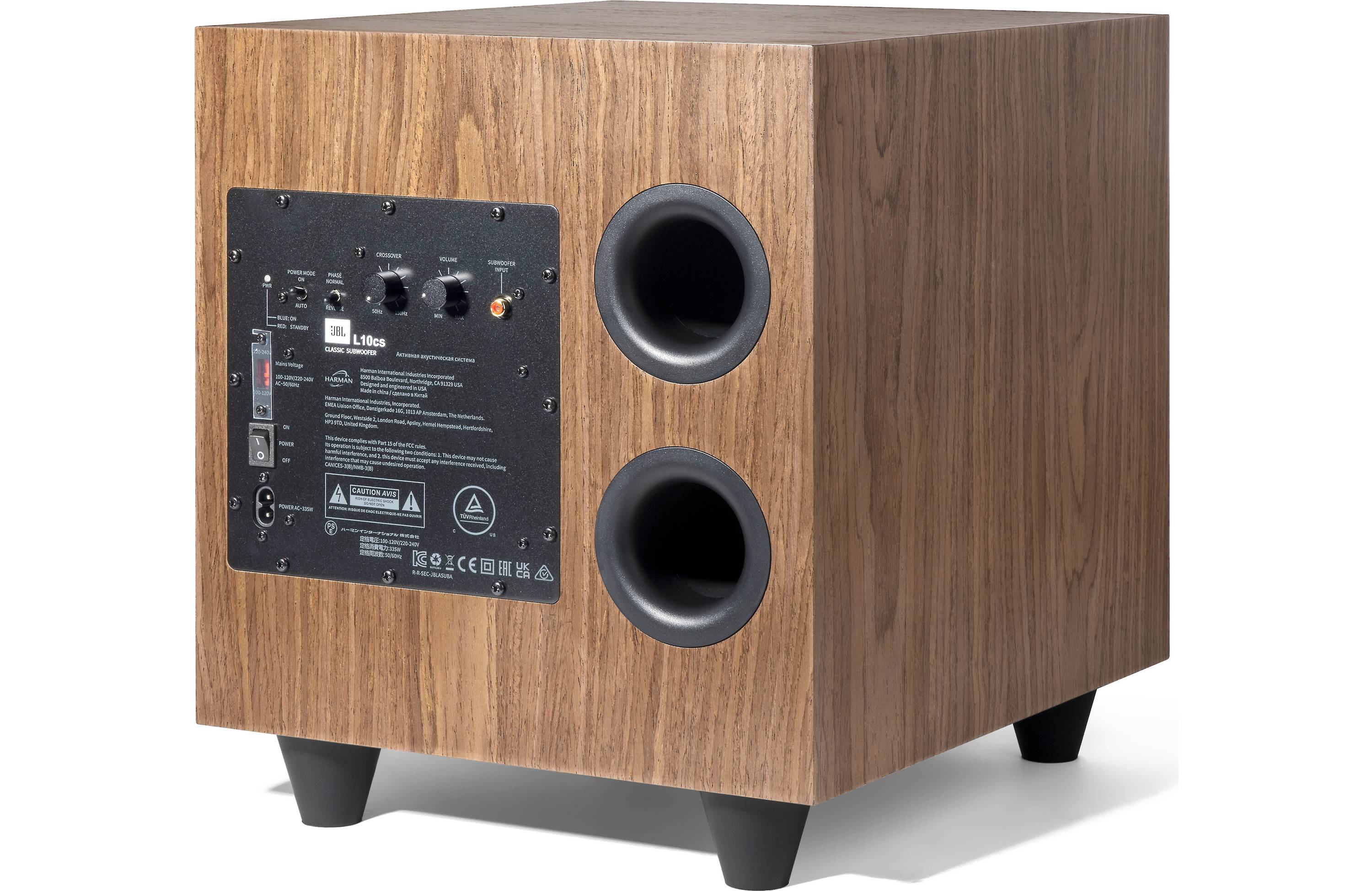 JBL L10CS Classic Series Powered Subwoofer - High Performance Bass for Home Theater & Music Systems | Perfect for Movies, Gaming & Audio Enthusiasts