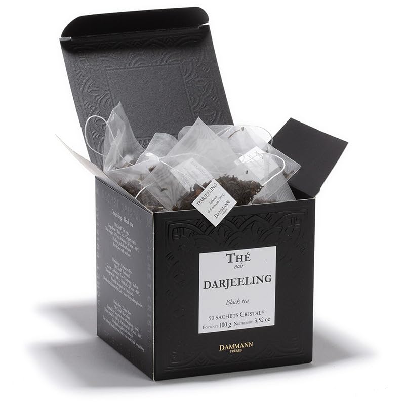 Premium Darjeeling Tea Bags - 50 Count Box | Authentic Indian Black Tea | Perfect for Morning Boost, Afternoon Relaxation & Gifting