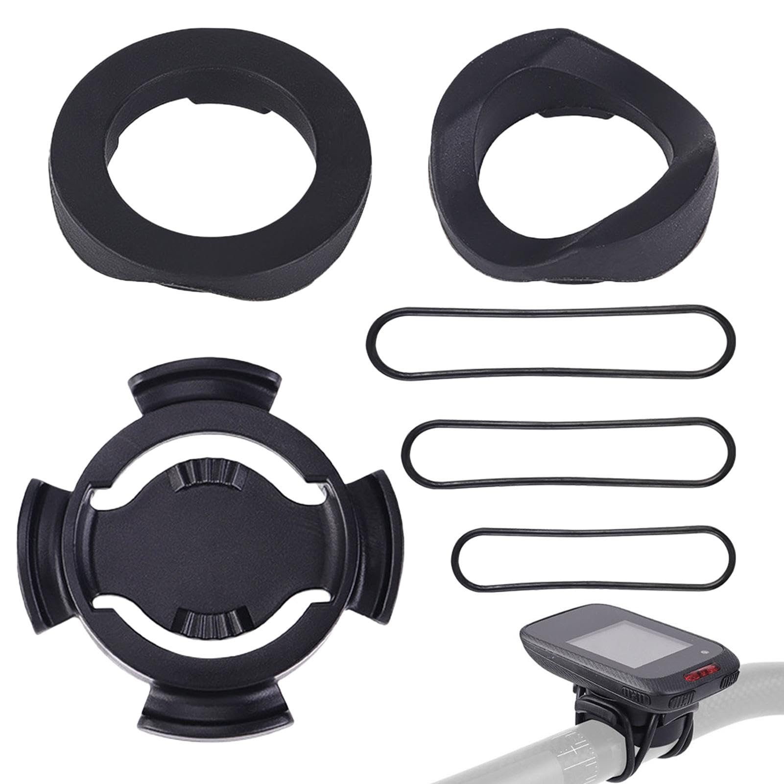Out Front Bike Computer Mount - Weatherproof & Stable GPS Holder for Cycling | Durable Handlebar Bracket with Secure Strap | Fits Most Bicycles | Perfect for Road Biking, Mountain Trails & Outdoor Adventures