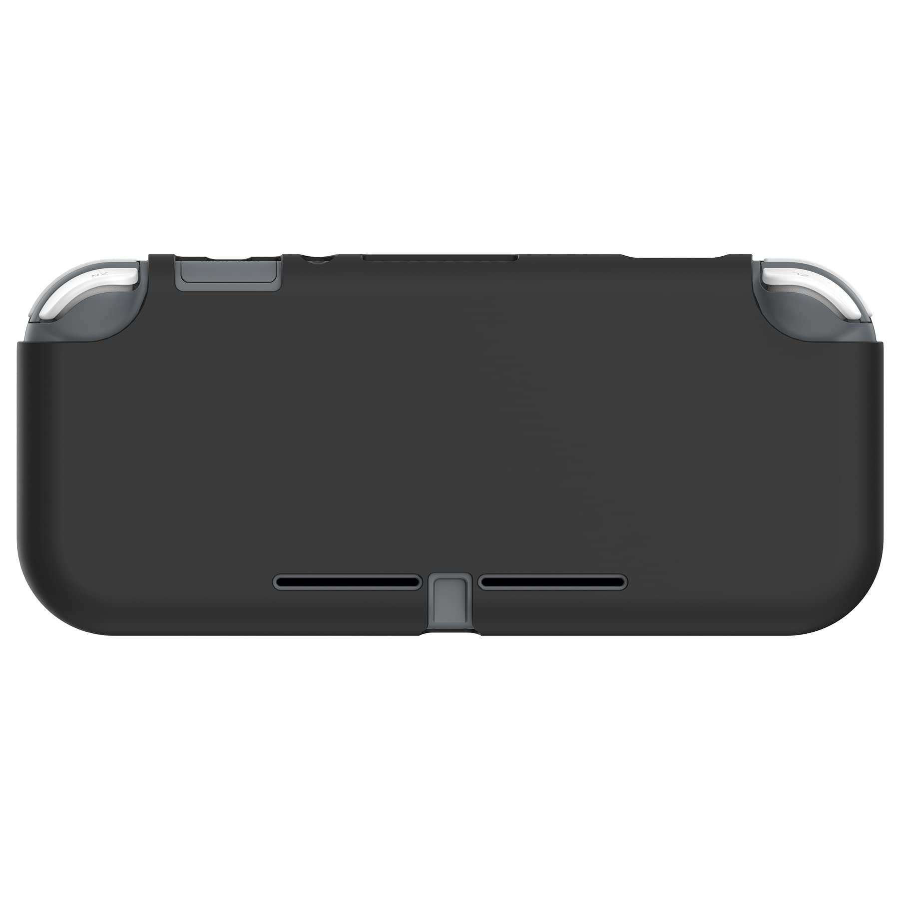 Playvital Black Custom Protective Case for Nintendo Switch Lite - Soft TPU Slim Shockproof Cover with Anti-Scratch | Perfect for Travel, Gaming, and Daily Protection