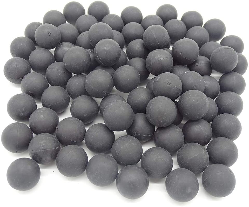 Reusable 0.68 Caliber Paintballs - 100 Pack Eco-Friendly Rubber Training Balls for Paintball & Airsoft | Perfect for Target Practice, Team Drills & Outdoor Shooting Games