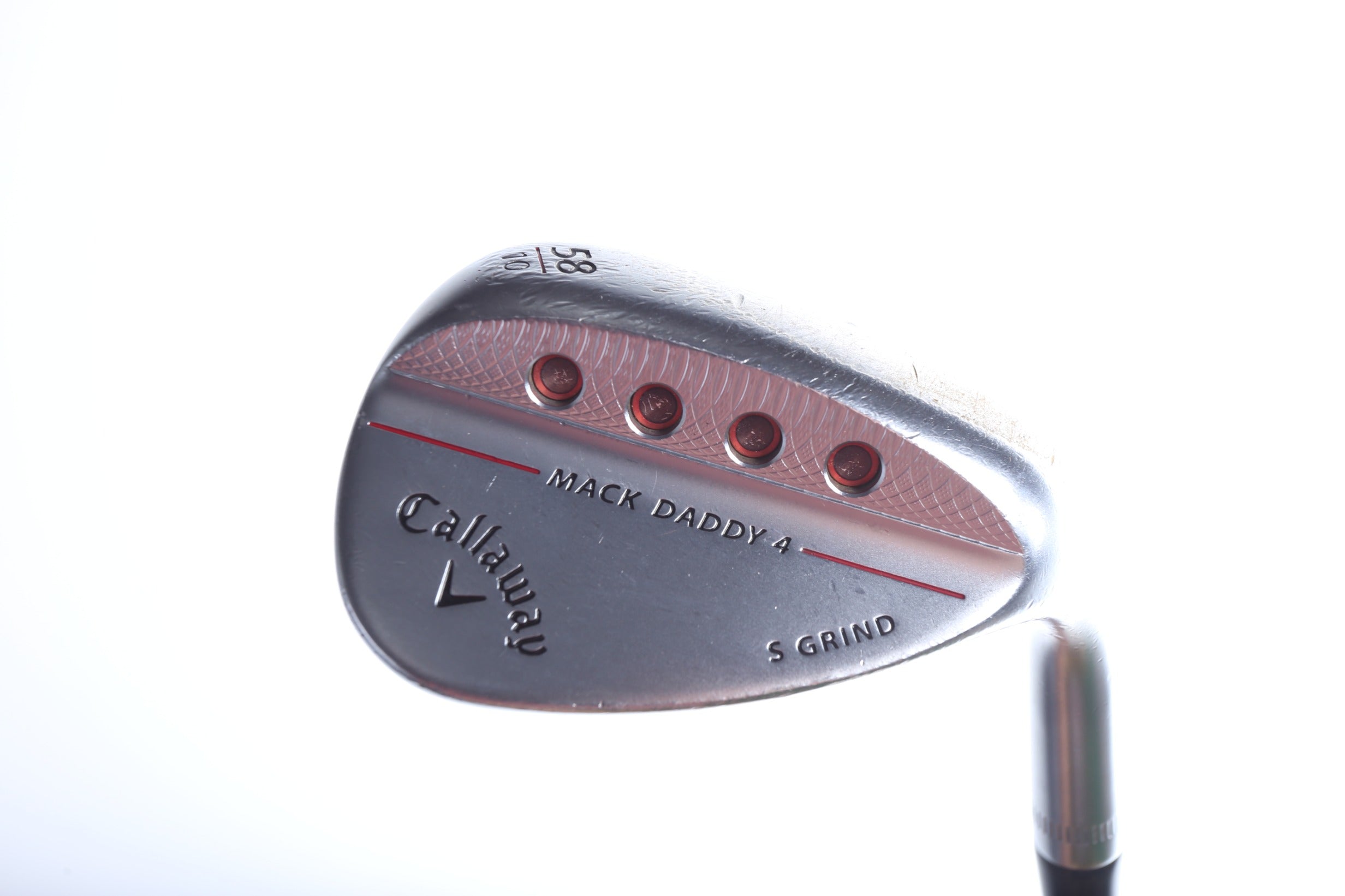 Used Callaway MD4 Chrome Lob Wedge 58° Right Handed Stiff Flex Golf Club - Perfect for Short Game Shots & Bunker Play