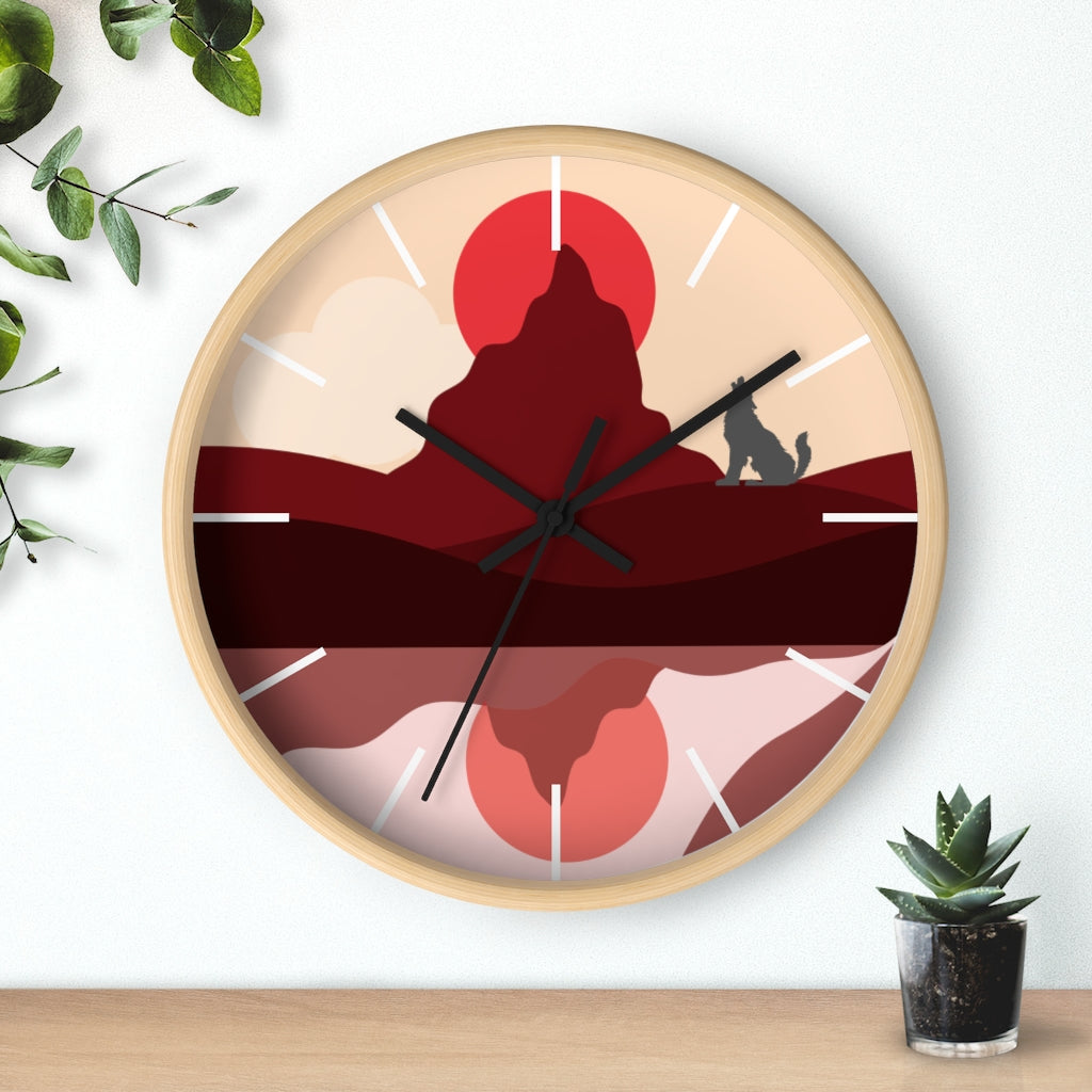 Stylish Southwest Midwest Wall Clock - Rustic Decor for Living Room, Kitchen & Office - Perfect for Home & Office Decor
