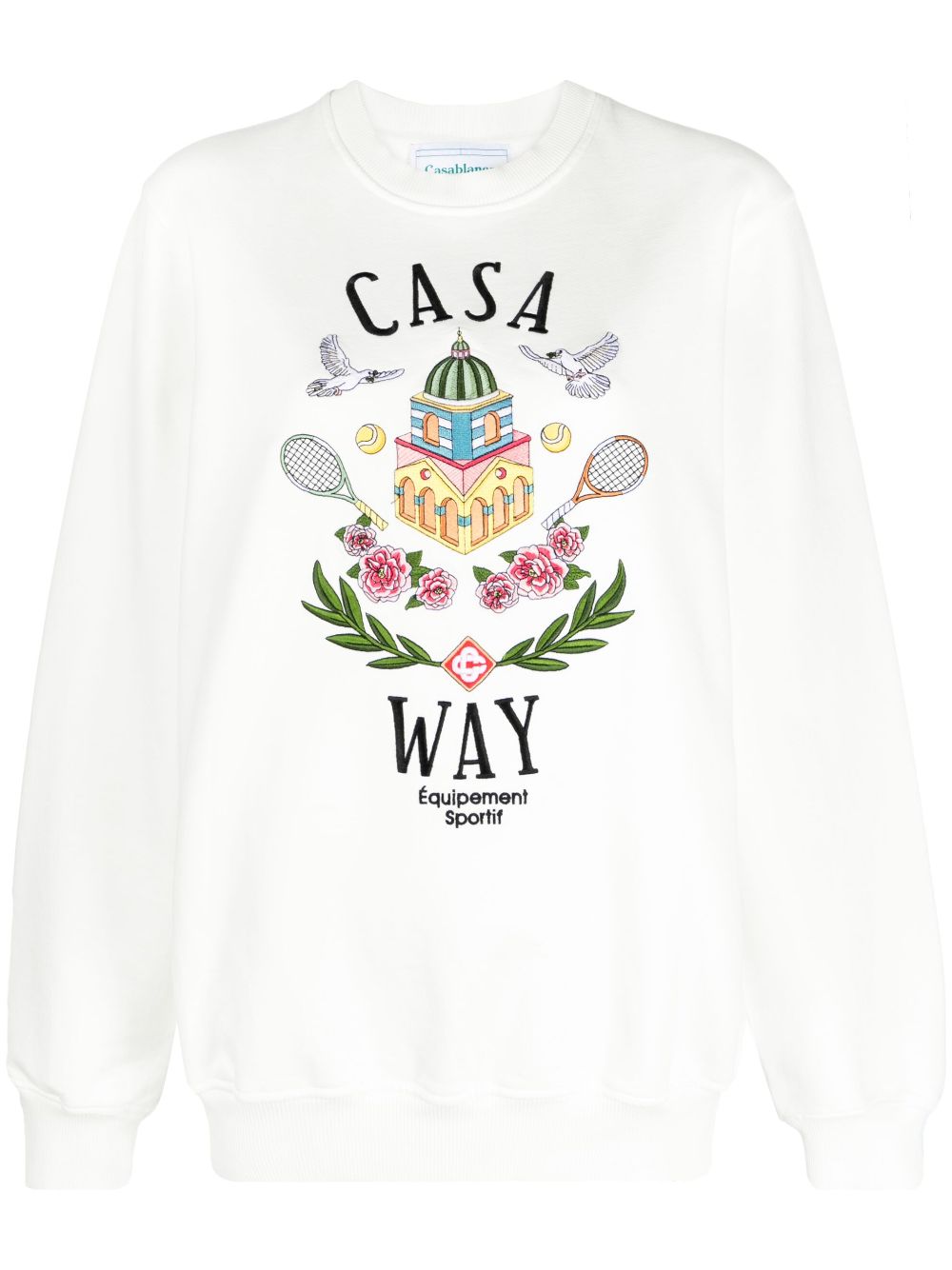 Casablanca White Sweaters for Women - Soft & Cozy Knit Pullover - Perfect for Fall & Winter Outfits