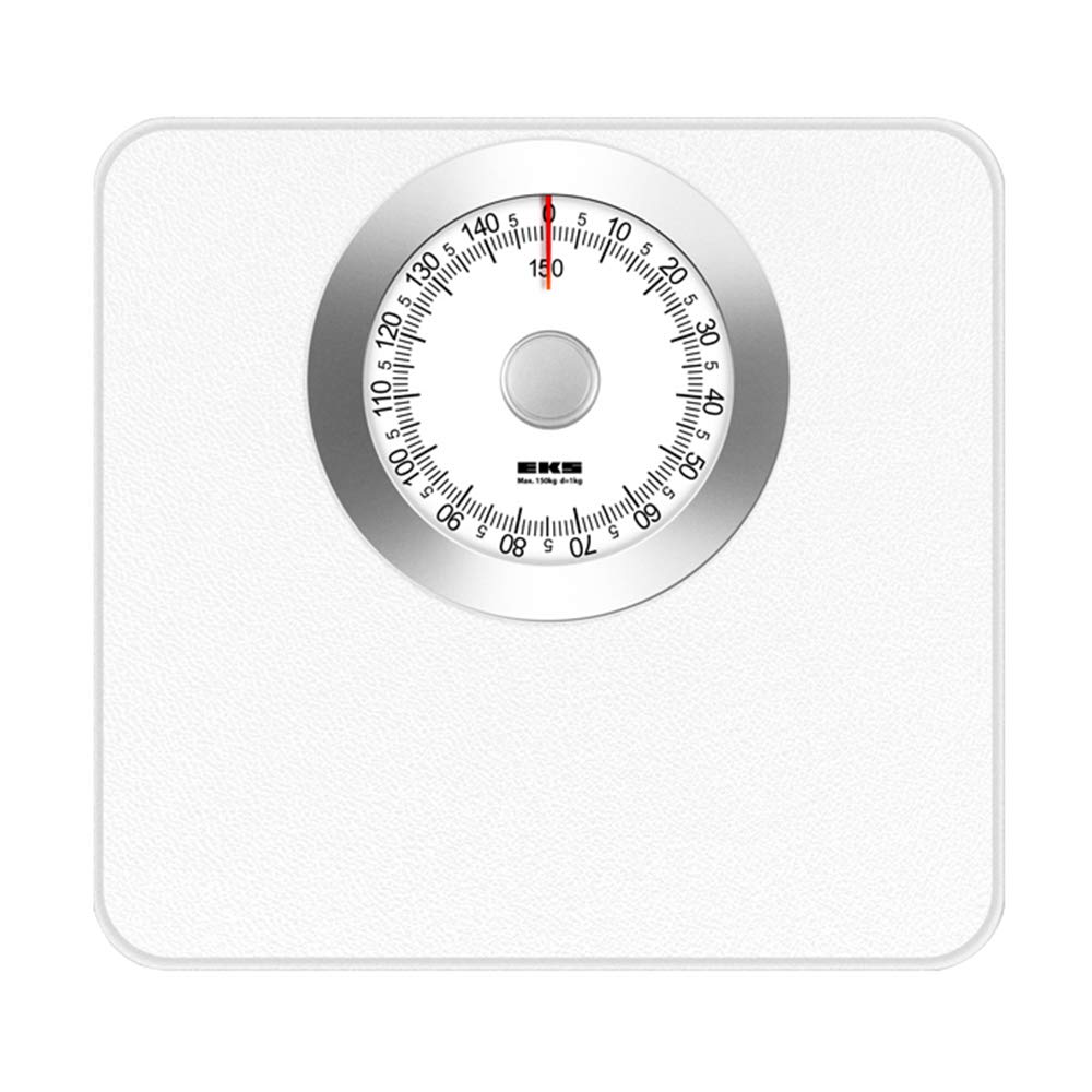 LIUU Accurate Digital Bathroom Scale for Body Weight - Easy to Read LCD Display with Step-On Technology - Perfect for Home, Gym & Health Tracking (Black/White)