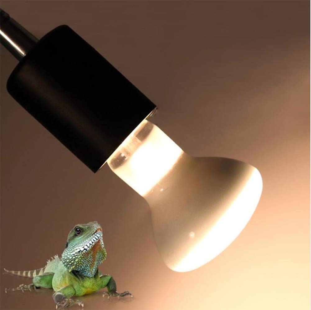50W Basking Spot Heat Lamp Bulbs for Reptiles - 110V Mercury Vapor Bulbs, Soft White Poly Sand Light Dome Bulb for Tortoise, Lizard & Amphibian Habitat - 2 Pack - Ideal for Terrariums, Vivariums & Reptile Enclosures