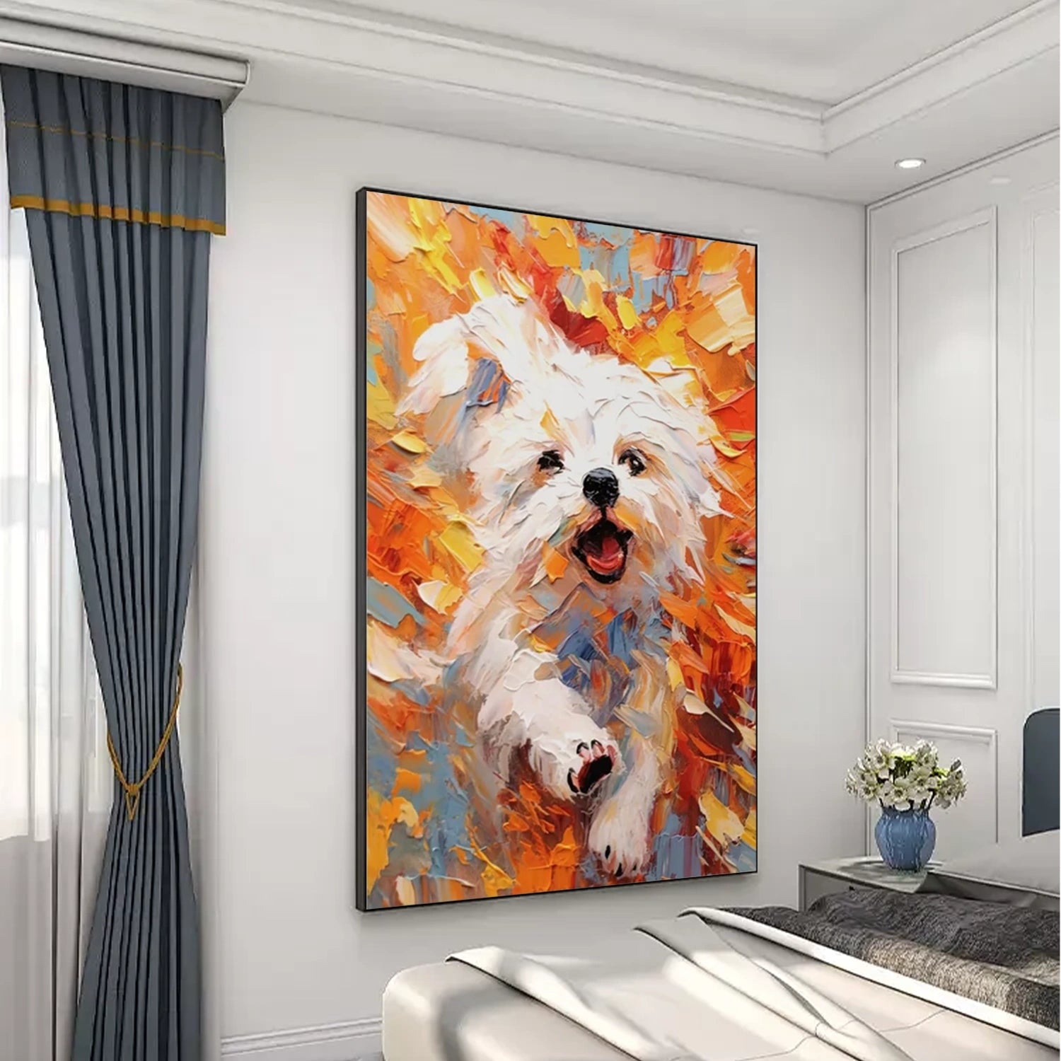 Animal Art Painting #AP138 - Handmade Wildlife Canvas Wall Decor for Living Room, Bedroom & Office