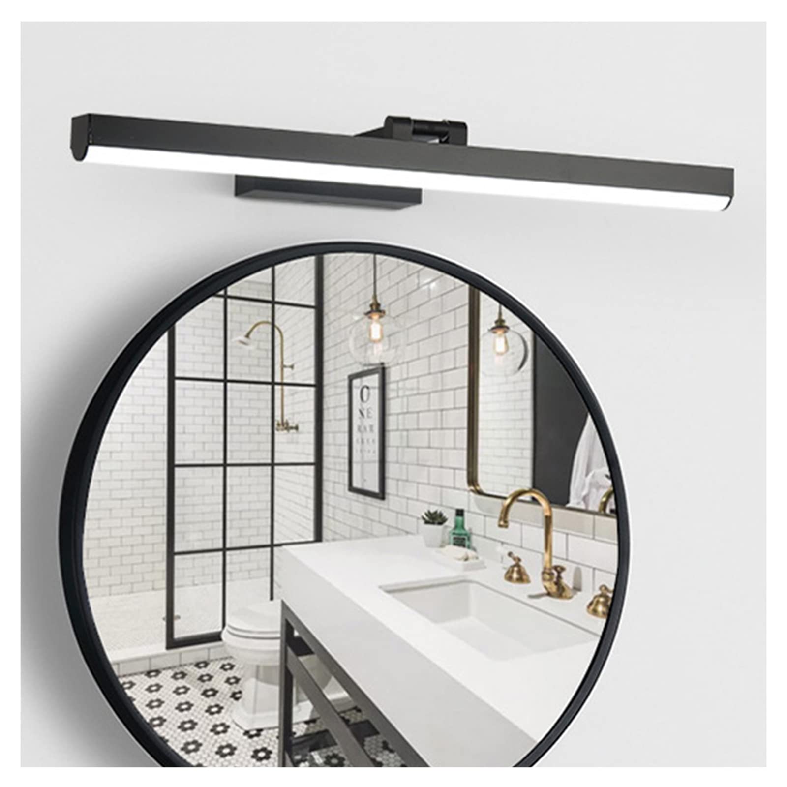 MERTNK 68Cm LED Bathroom Mirror Light - Waterproof Anti-Fog Wall Mounted Makeup Vanity Light with Warm White Lighting - Perfect for Bathroom, Dressing Room & Home Spa Decor