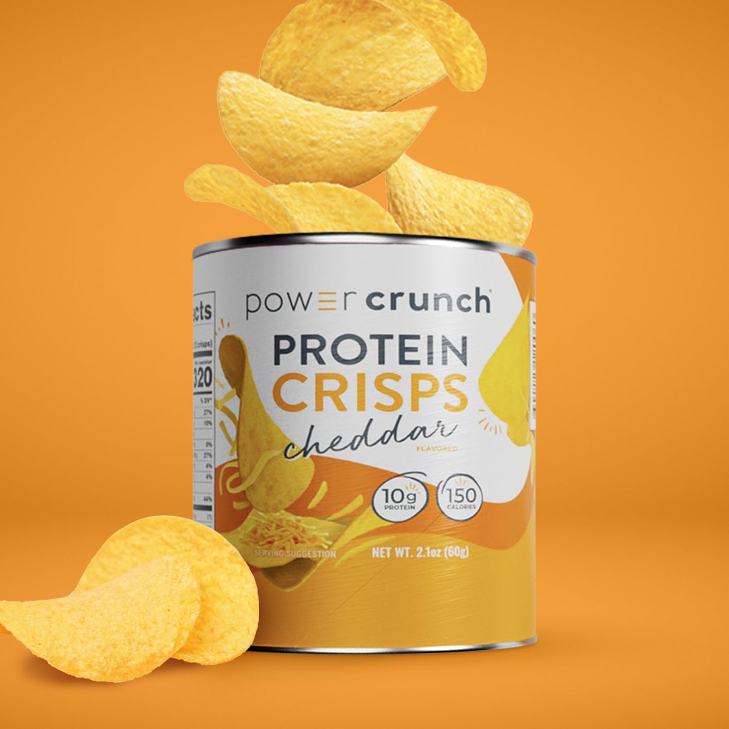 Power Crunch Protein Crisps - High Protein Snack Bars for Energy & Muscle Recovery - Perfect for Gym, Hiking & On-the-Go Nutrition