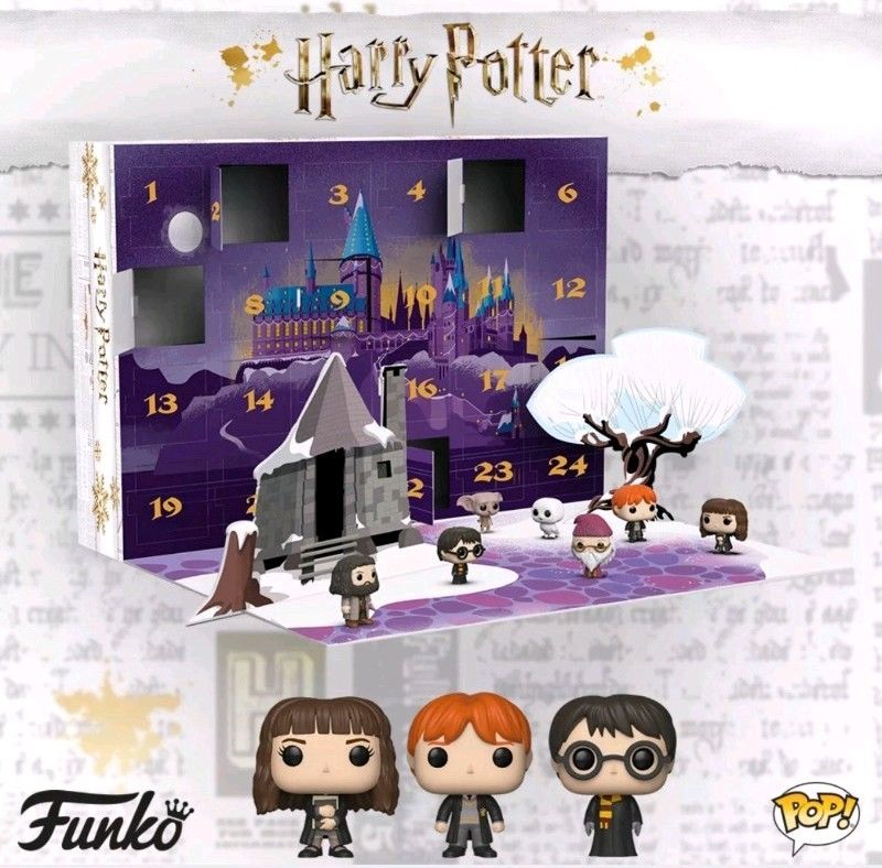 Funko Pocket Pop! Harry Potter Advent Calendar - 24pc Mini Figures Set for Christmas Countdown, Holiday Decor & Gift Giving