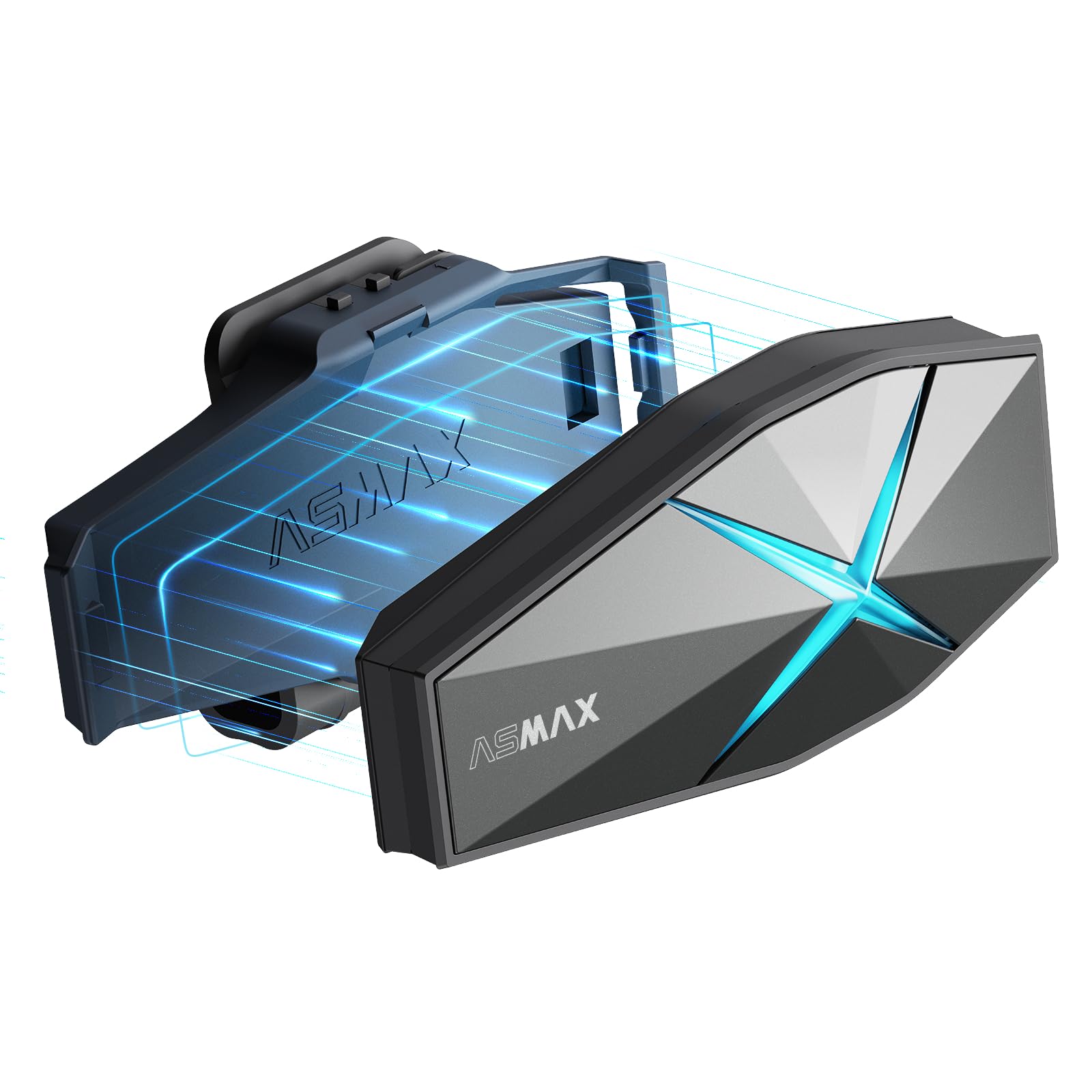 F1 Motorcycle Bluetooth Headset - Hi-Fi Stereo Speakers for ATV, Snowmobile & Skiing | 10-Rider Mesh Intercom System with FM Radio & AI Voice Control | Fast Charging for Long Rides | Perfect for Group Tours, Off-Road Adventures & Winter Sports