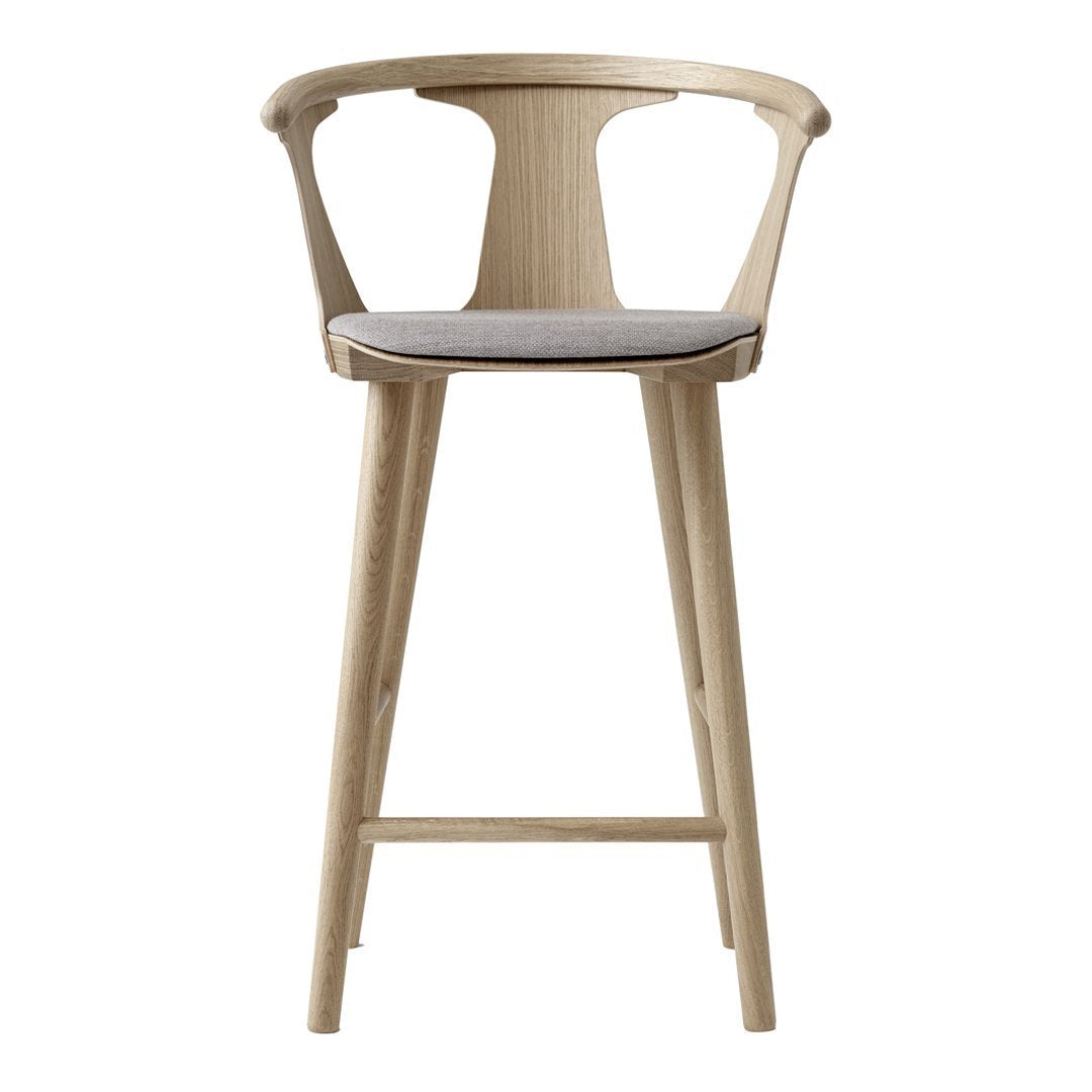 SK8 Counter Stool with Upholstered Seat - Modern Bar Stool for Kitchen Island, Breakfast Nook & Home Bar - Adjustable Height Counter Height Stool