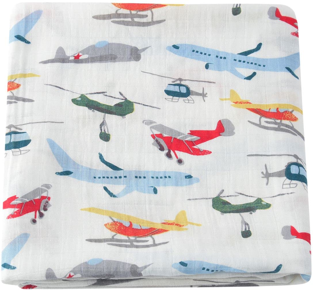 CHUNGEL Premium Muslin Swaddle Blankets for Newborns - Soft 47