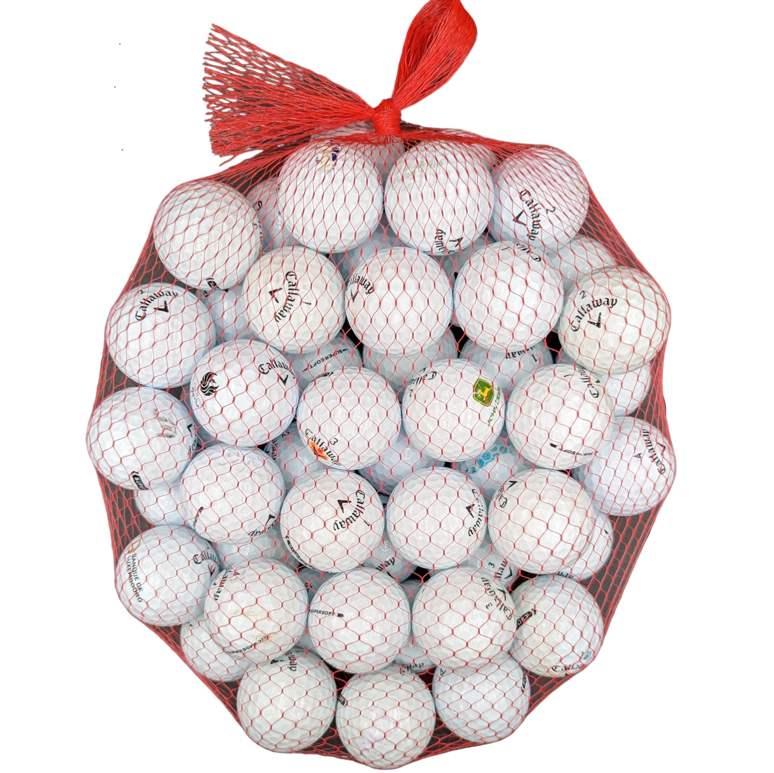 Premium Used Golf Balls - Supersoft Feel for Maximum Distance & Control | Golf Ball Planet | Perfect for Practice, Driving Range & Casual Play
