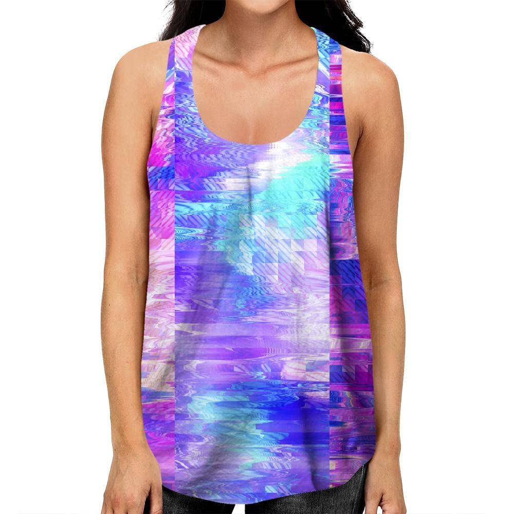 Pretty Lights Racerback Tank Top - Women's Workout & Yoga Running Athletic Shirt - Breathable Comfort for Gym, Fitness & Casual Wear