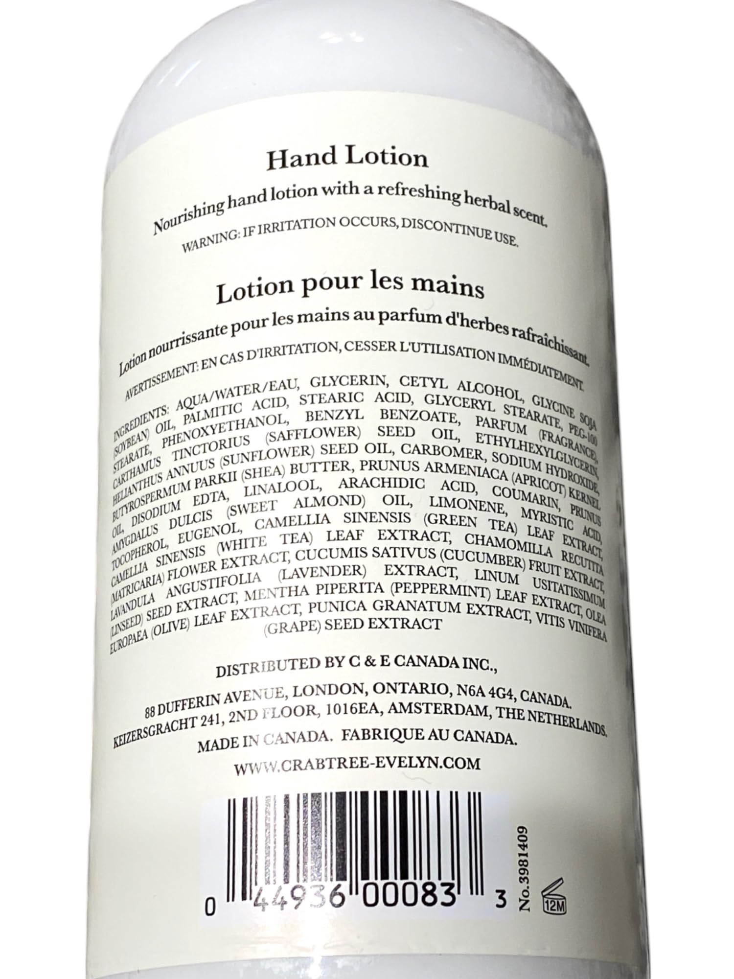 Crabtree & Evelyn Gardeners Hand and Body Lotion 16.9 fl oz - Moisturizing Cream for Dry Skin - Perfect for Gardening, Outdoor Activities & Daily Hydration