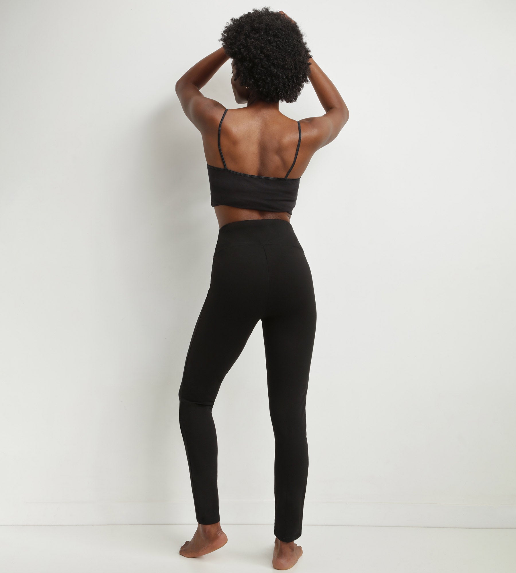 Black High Waist Shaping Leggings for Women - Slimming & Comfortable - Perfect for Yoga, Gym & Casual Wear