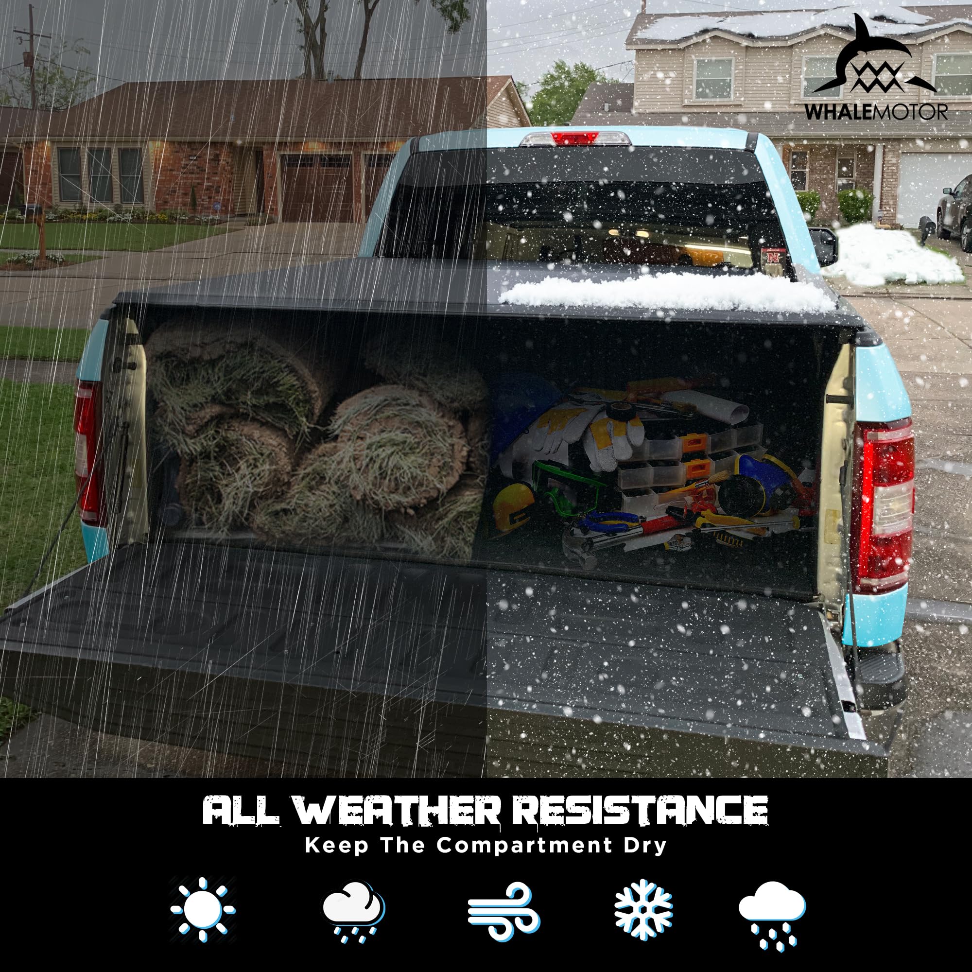 Dodge Ram 1500/2500/3500 Truck Bed Tonneau Cover - Soft Roll Up Style for 6.4 ft Standard Box (2002-2024 Models, Excludes 2019-2024 1500 New Body & Rambox) | Weatherproof Protection for Cargo & Outdoor Gear