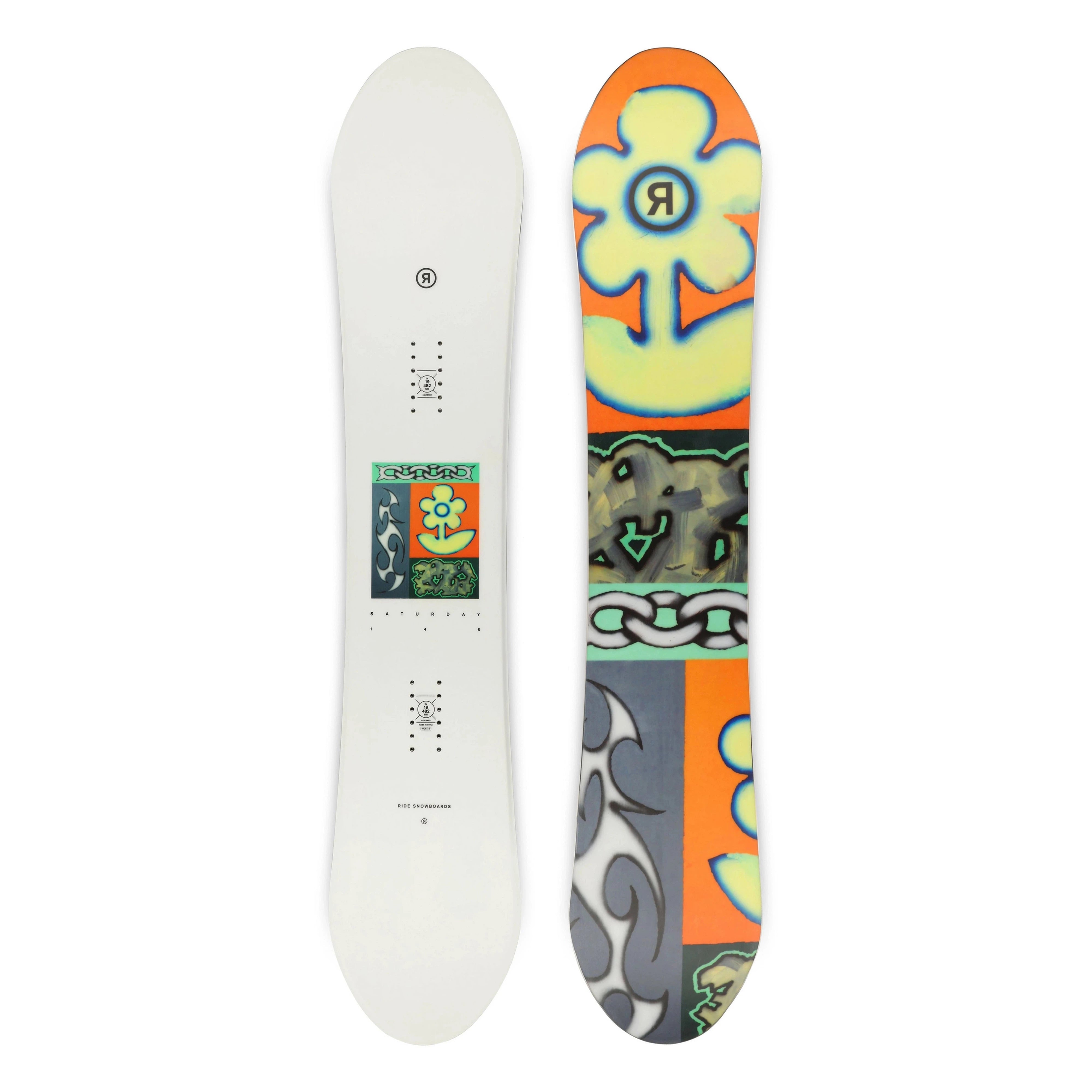 Premium SATURDAY Snowboard 2025 - All-Mountain Freestyle Snowboard for Men & Women | Perfect for Powder, Park & Freeride Adventures
