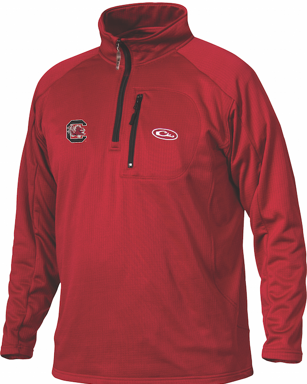 South Carolina Breathelite 1/4 Zip Pullover - Lightweight Performance Quarter Zip Sweatshirt for Men & Women - Perfect for Running, Hiking & Outdoor Activities