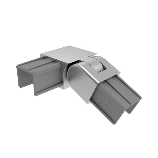 Summit Nanorail 25x21mm 90 Degree Vertical Adjustable Left Mounting Bracket - Perfect for DIY Projects, Home Organization & Cabinet Installation