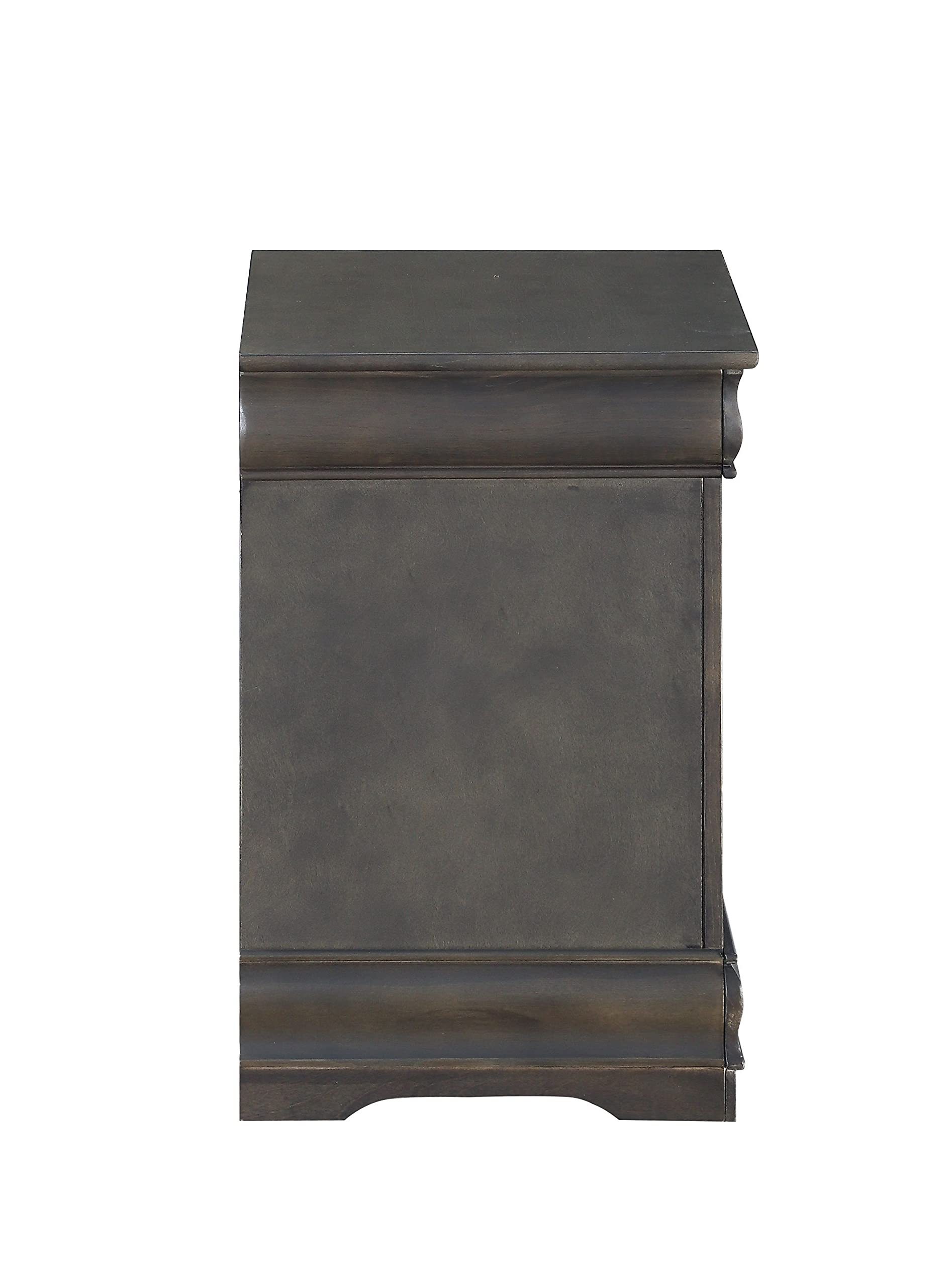 Knocbel Traditional Nightstand with 2 Drawers & Metal Handles - Fully Assembled Bedside Table for Bedroom, Living Room, Entryway - 21