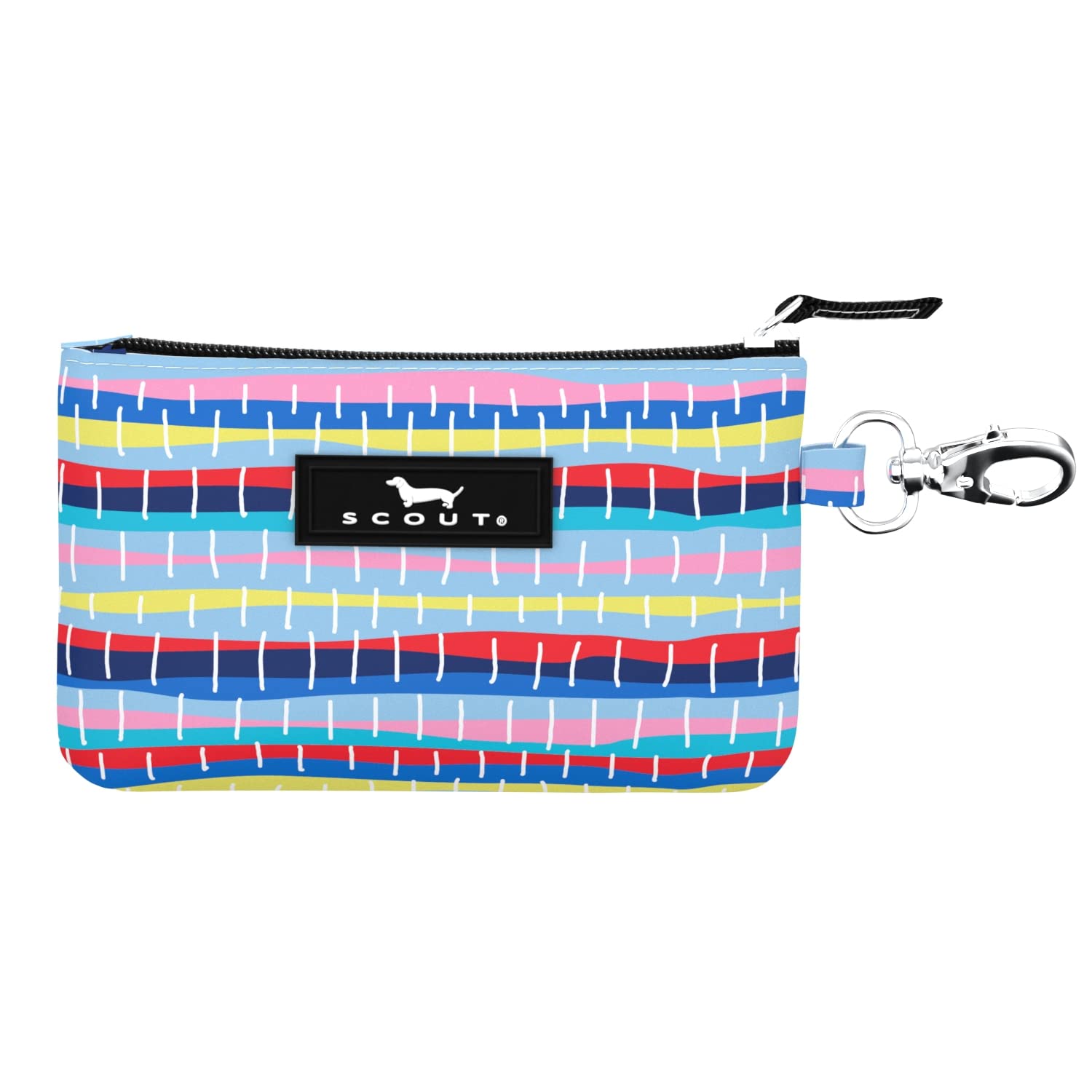 SCOUT IDKase Card Holder for Women - Mini Keychain Wallet with Zip Closure | RFID Blocking ID Case for Credit Cards, Cash & Keys | Perfect for Travel, Work & Everyday Use