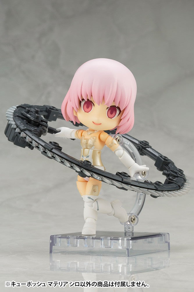 Frame Arms Girl Materia White Action Figure - Cu Poche #40 by Yoshihiro Saimaru | Collectible Anime Model Kit for Display & Photography | Perfect for Anime Fans & Figure Collectors