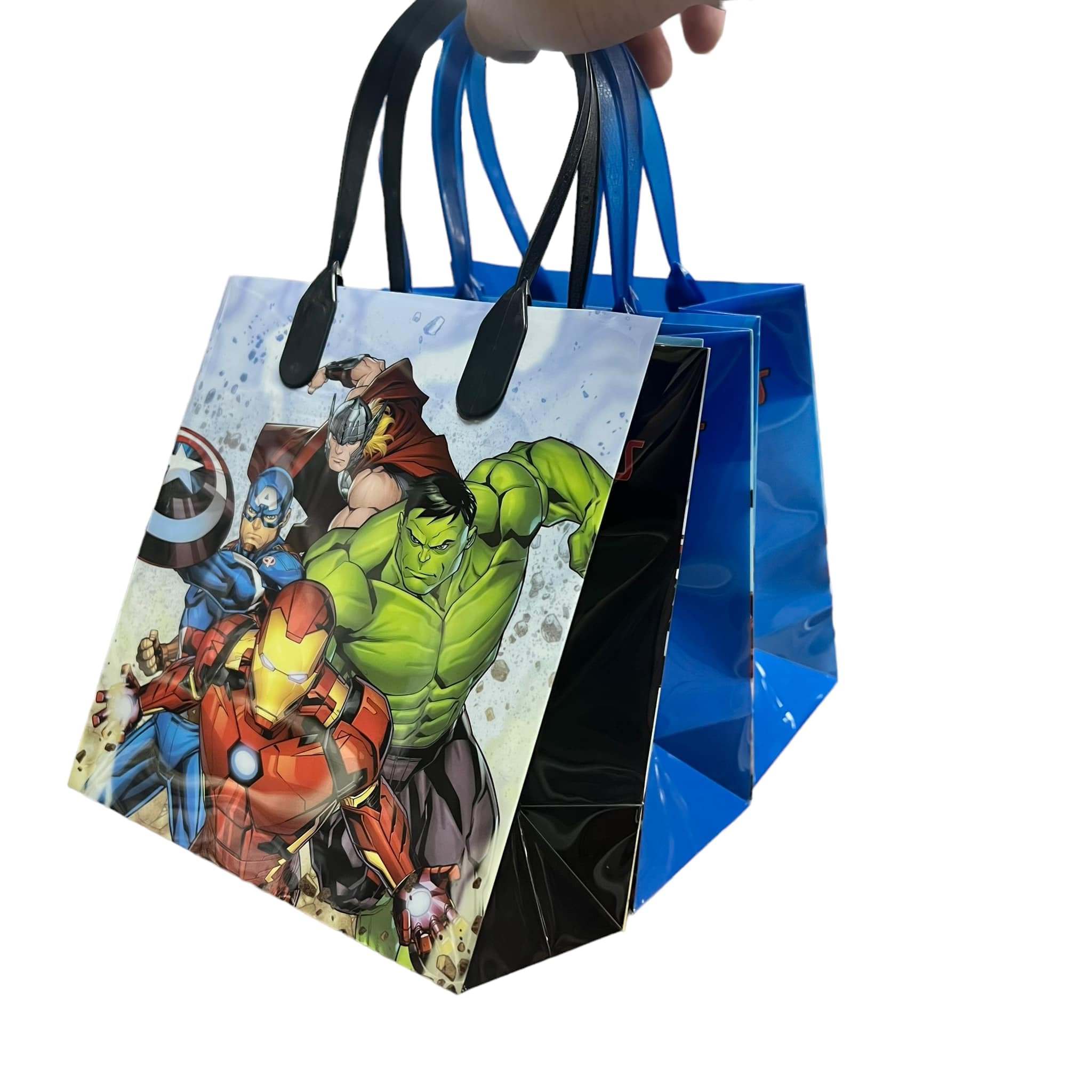 48-Pack Marvel Avengers Themed Party Favor Bags - Superhero Birthday Goodie Bags for Kids, School Events & Comic-Themed Celebrations - Perfect for Birthdays, Classroom Rewards & Cosplay Parties