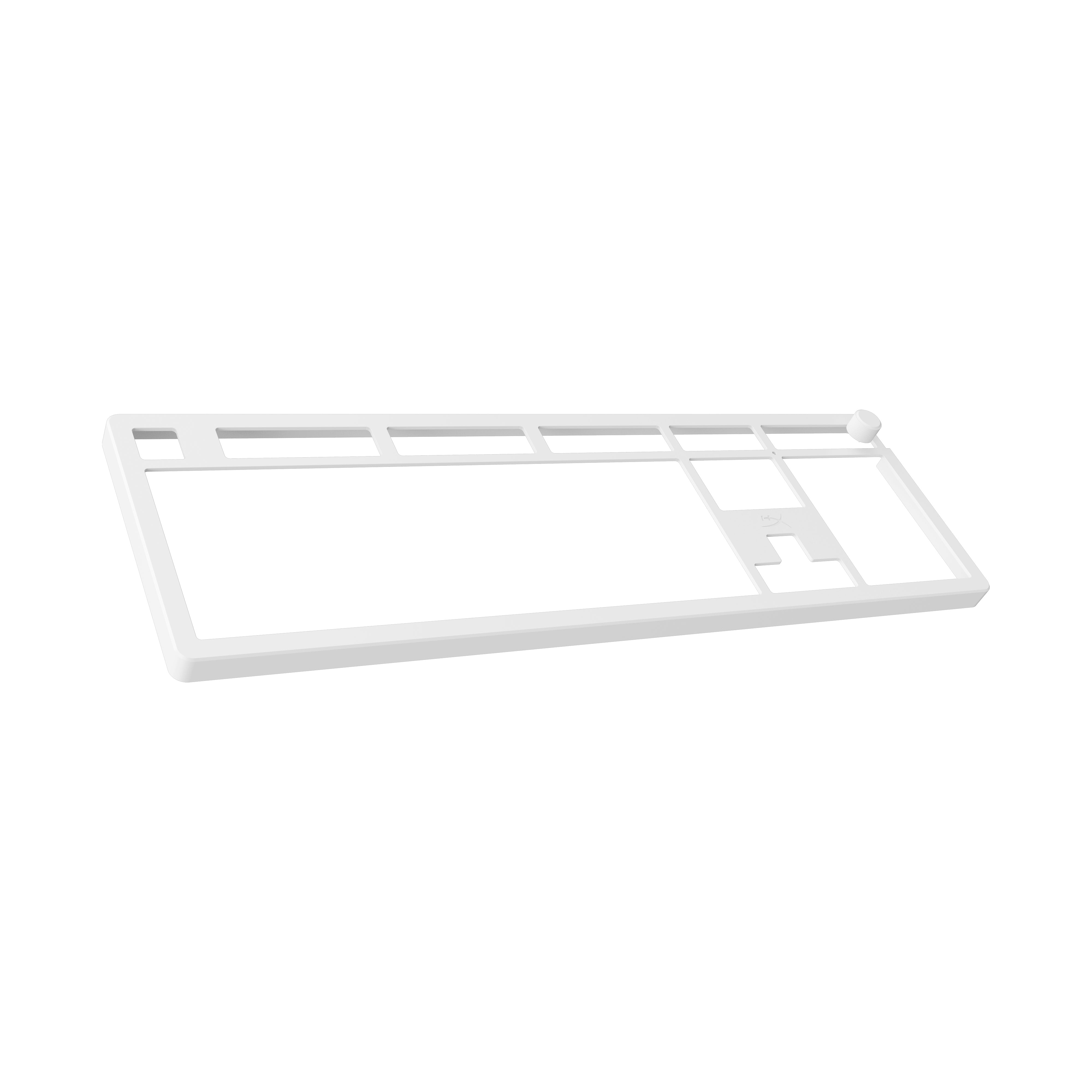 HyperX Alloy Rise White Keyboard Top Plates - Premium Metal Replacement for Mechanical Keyboards | Perfect for Gaming, Typing & Office Work