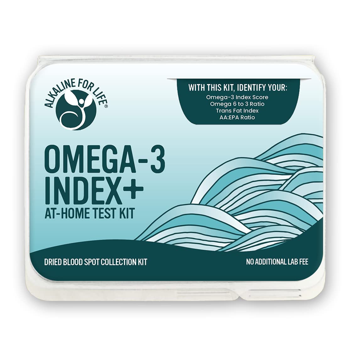 Omega-3 Index Home Test Kit - Measure Your Omega-3 Levels Accurately for Heart & Brain Health | Easy At-Home Blood Test for Nutrition Monitoring