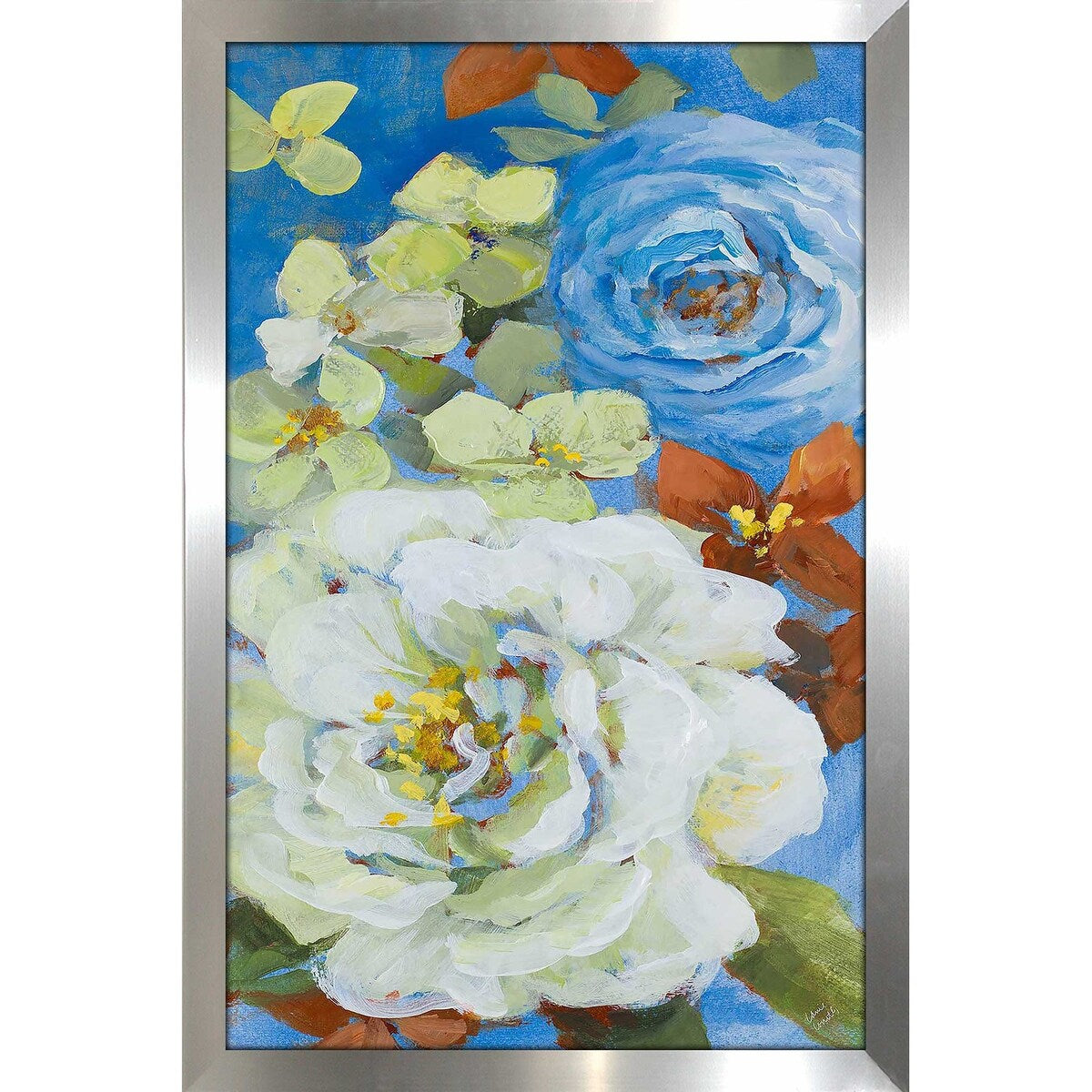 Abundant Garden I Vertical Wall Art Print on Acrylic - Modern Home Decor for Living Room, Bedroom & Office