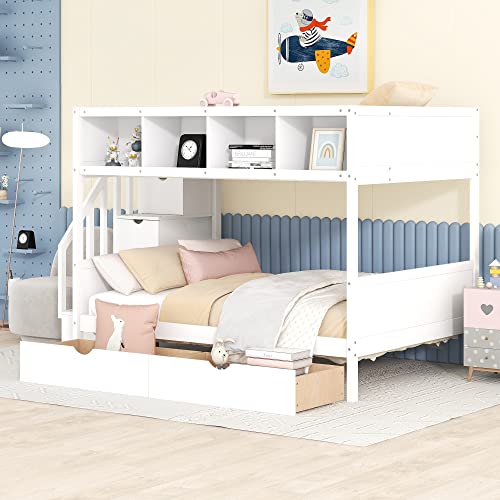 White/With Shelf & Drawer