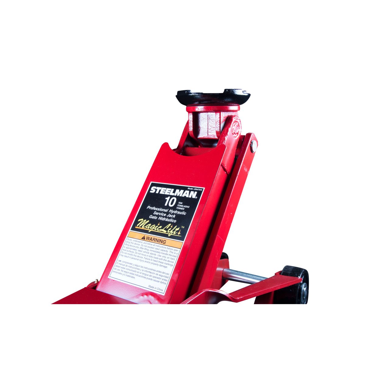 STEELMAN JS647510 10 Ton Heavy Duty Roll-Around Floor Jack - Professional Automotive Lift for Trucks, SUVs & Vehicles - Garage & Workshop Equipment