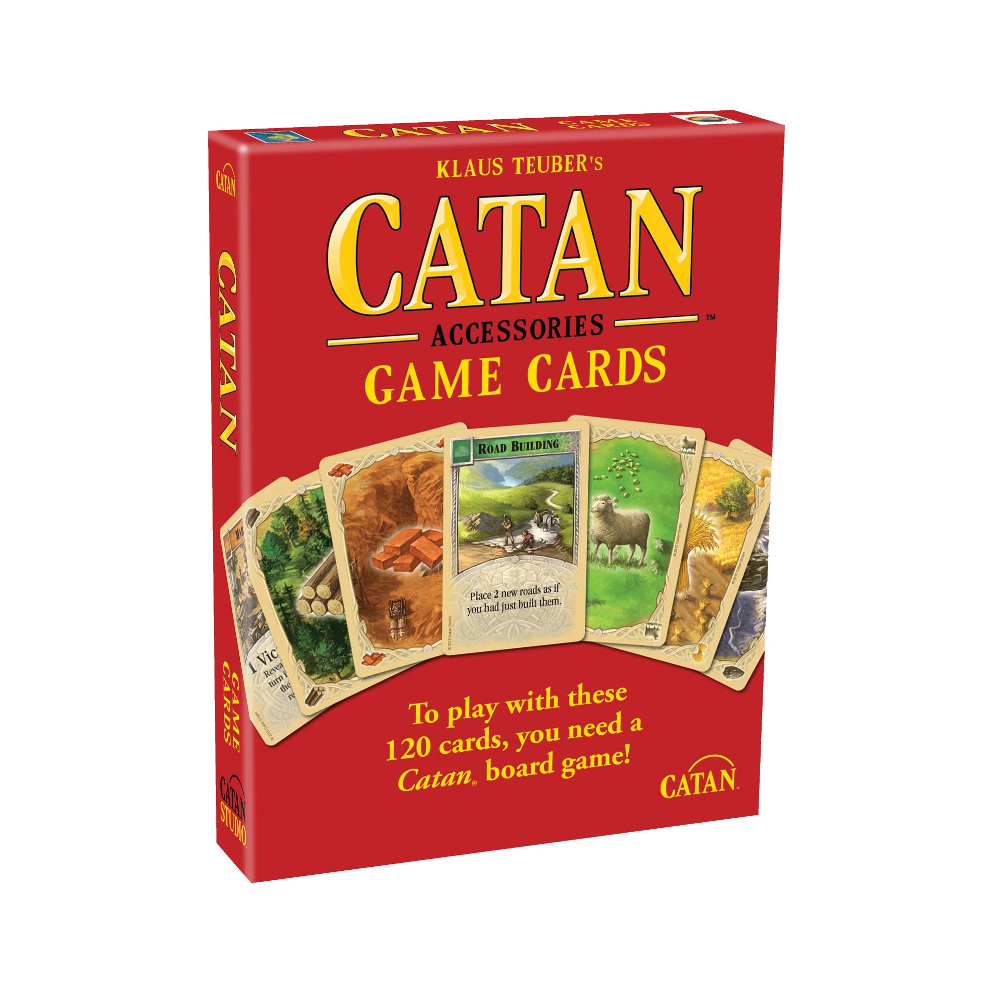 Catan Board Game Accessories - Base Game Expansion Cards for Strategy Game Lovers - Perfect for Family Game Nights and Tabletop Gaming
