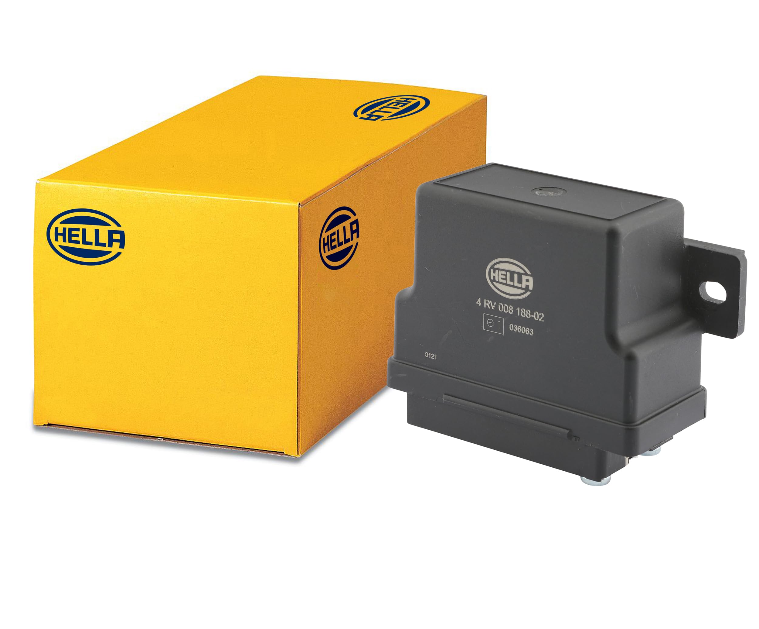 HELLA 008188021 Glow Plug Relay Compatible with Mercedes Benz - High Performance Diesel Engine Part for Cold Weather Starting & Reliable Ignition
