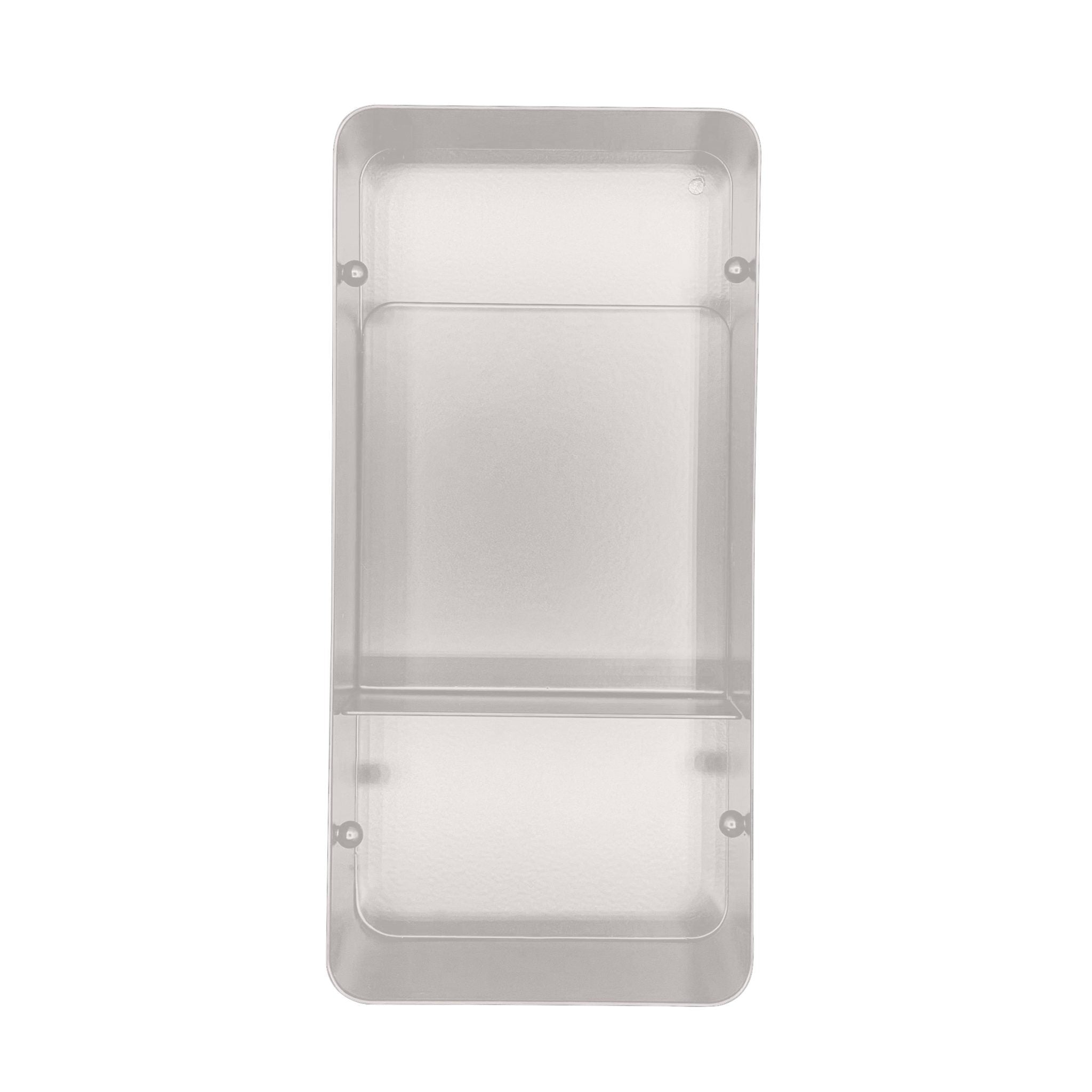 DESIGNSTUFF White Storage Box With Adjustable Dividers - Perfect for Home Organization, Office Supplies & Craft Storage