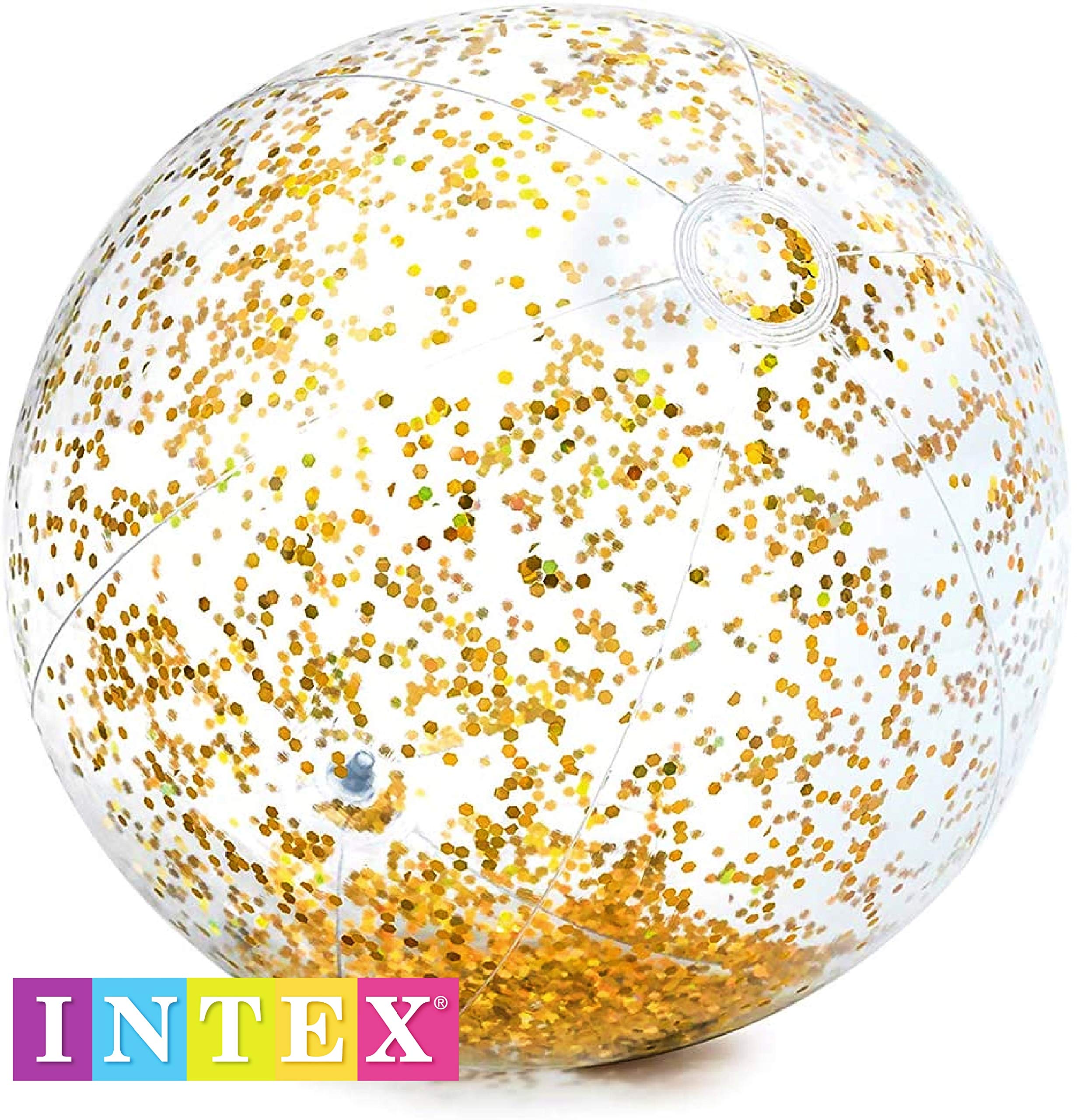 Intex Pink Gold Glitter Beach Balls 28