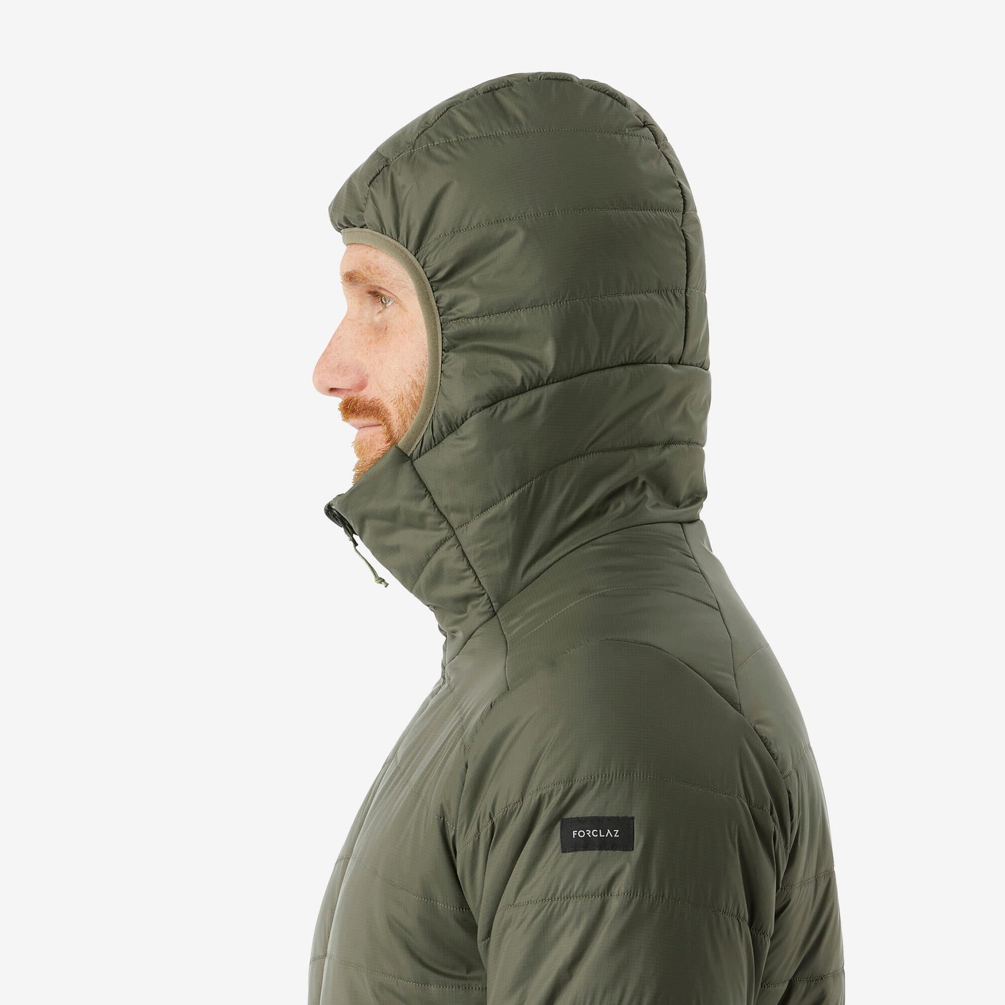 Forclaz Men's MT100 Lightweight Hooded Synthetic Jacket - Waterproof Hiking & Outdoor Adventure Gear for Camping & Travel