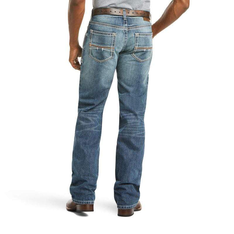 Ariat Men's M4 Coltrane Relax Boot - Comfortable Western Cowboy Boots for Work & Casual Wear | Durable Leather Riding Boots for Men
