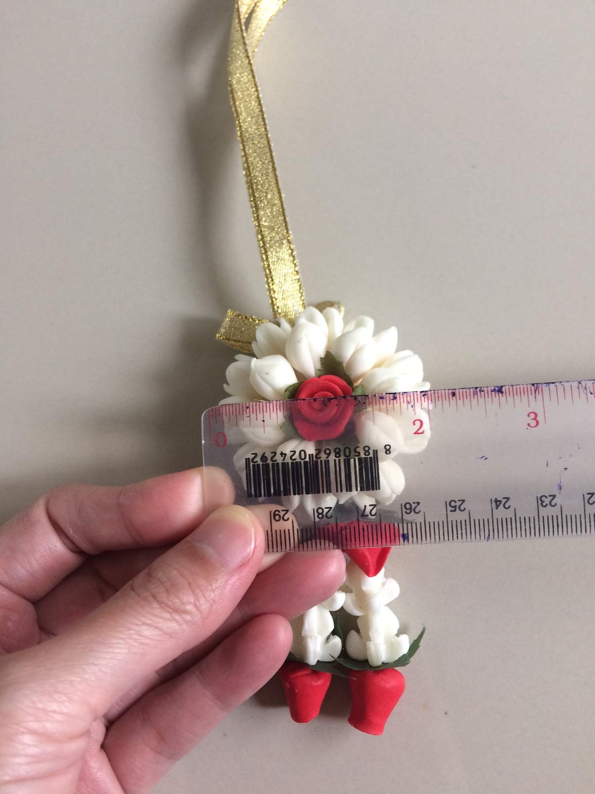 (Pack of 2) Handmade Thai Soap Garland - Jasmine & Rose Scented - Perfect for Wedding Decor, Spa Gifts & Home Fragrance