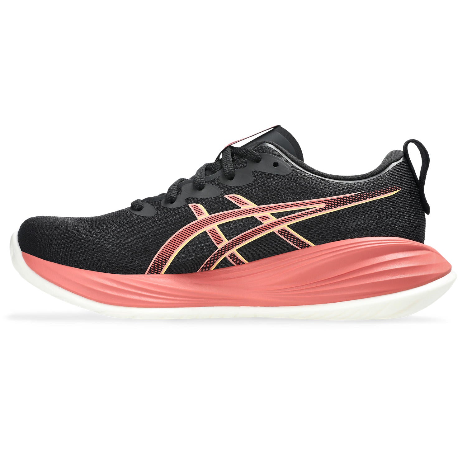ASICS Women's GEL-Cumulus 27 Running Shoes - Black/Orange Glow - Lightweight Cushioned Sneakers for Jogging, Gym Workouts & Everyday Wear