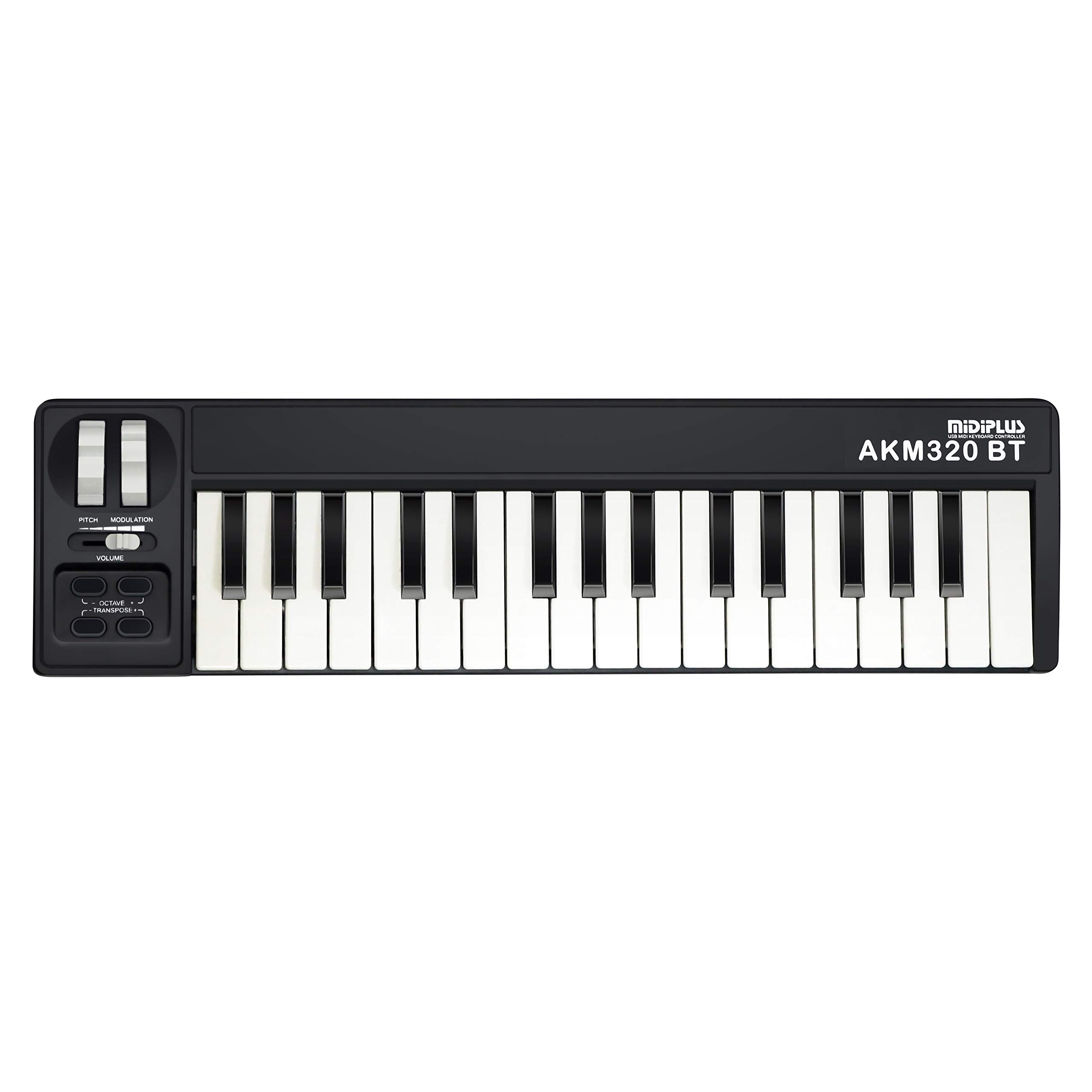 MIDIPLUS AKM320 BT Wireless USB MIDI Keyboard Controller - Portable Music Production for Studio & Live Performances